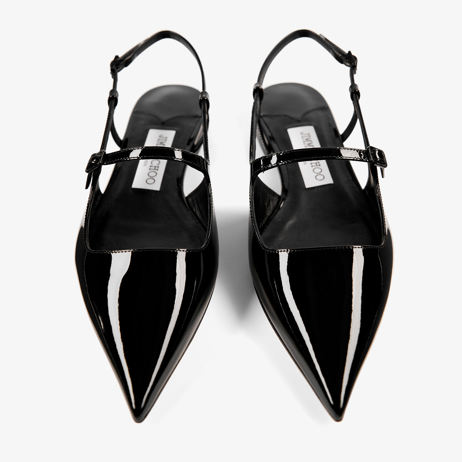 Didi Flat Black Patent Leather Flats
