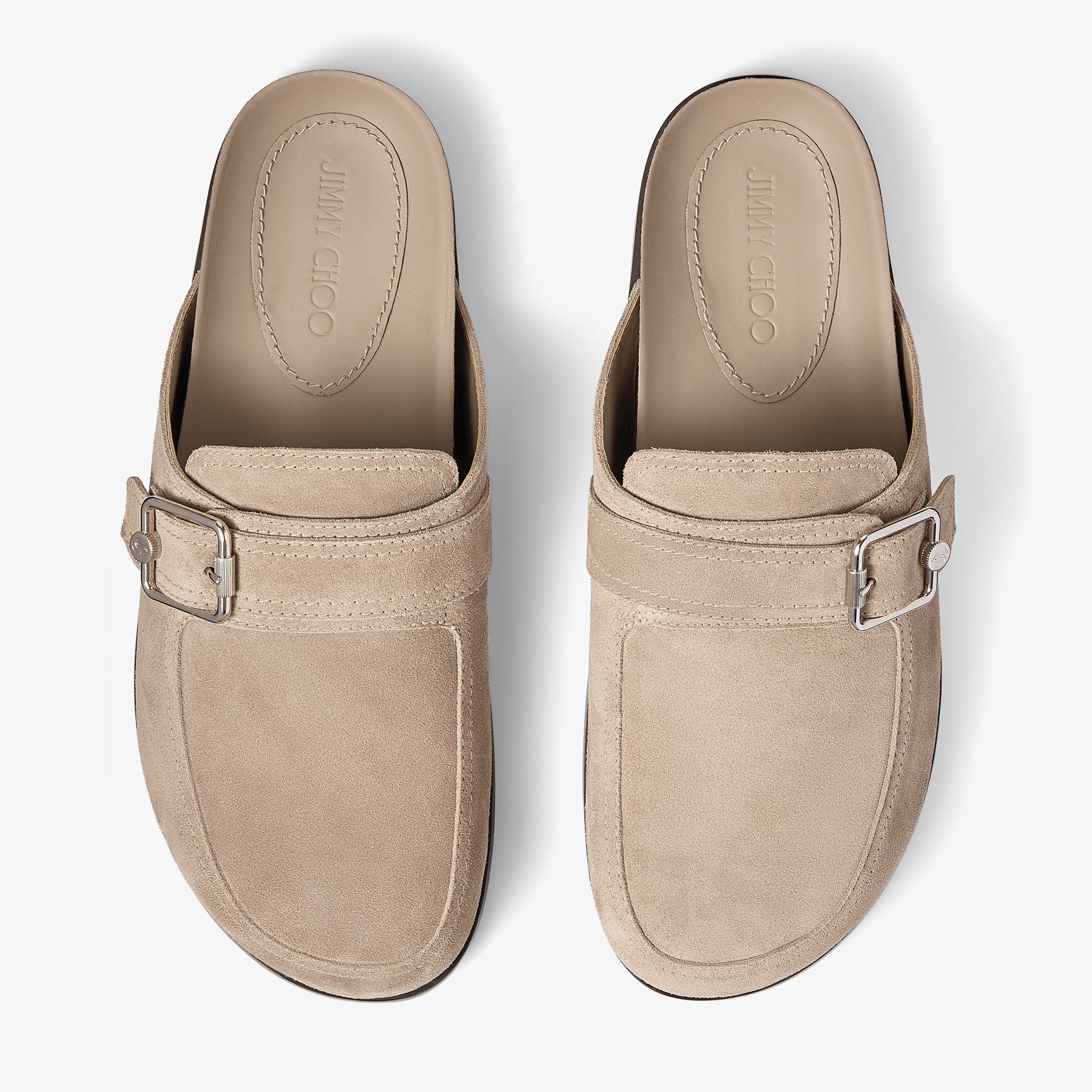 Etta Mule Stone Velvet Suede Mules