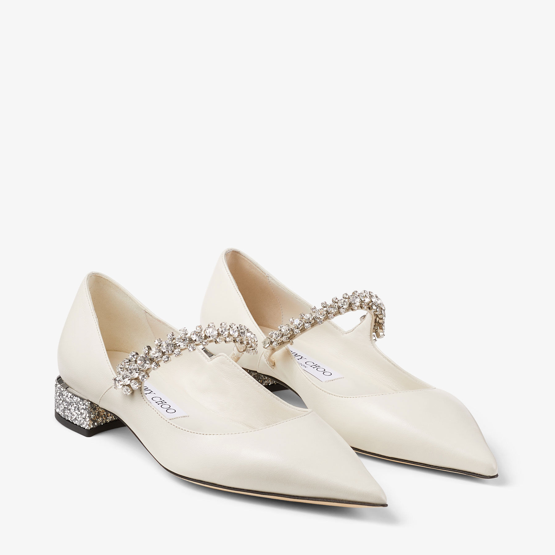 Bing Pump Flat Latte Nappa Leather Flats