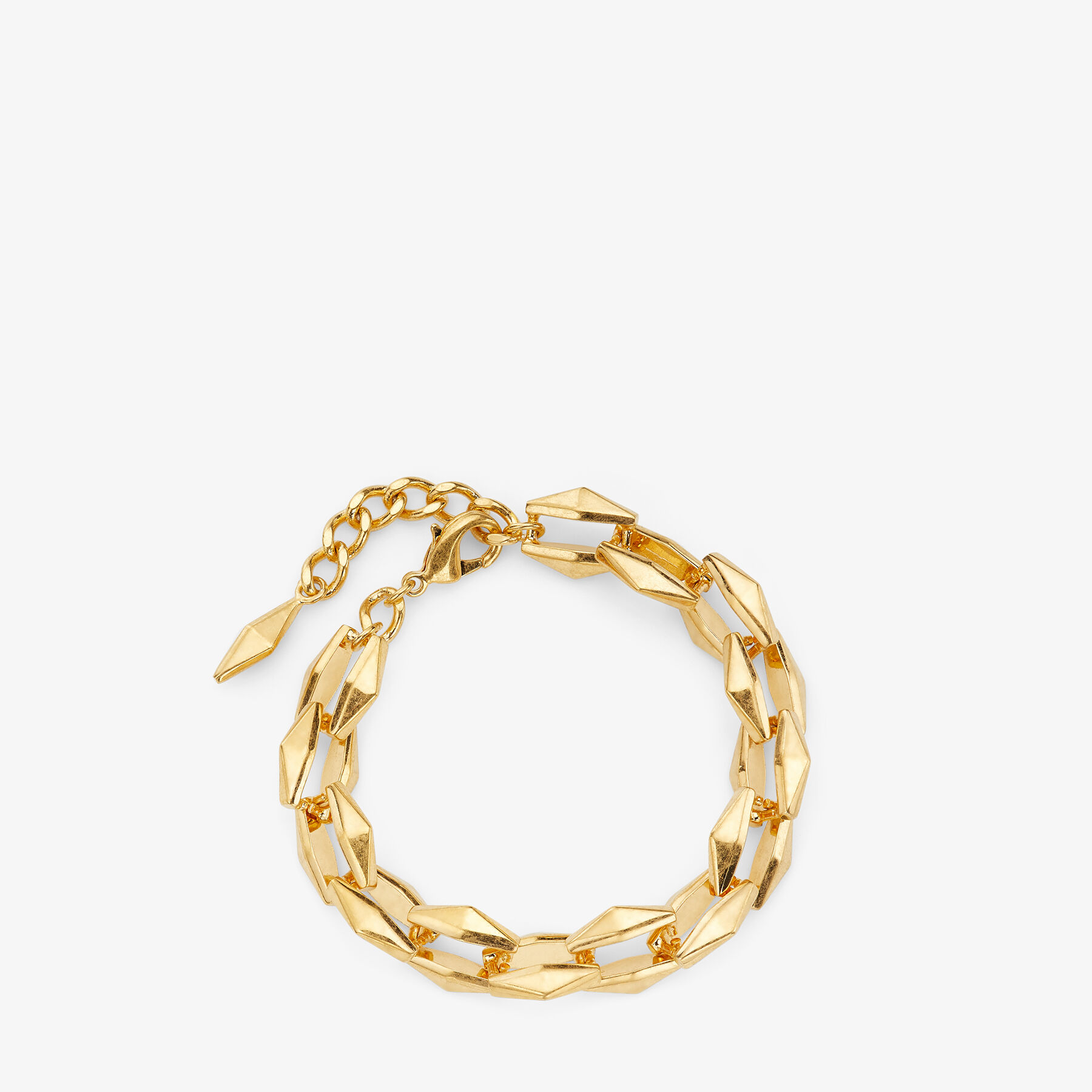 Diamond Chain Bracelet Gold-Finish Diamond Chain Bracelet