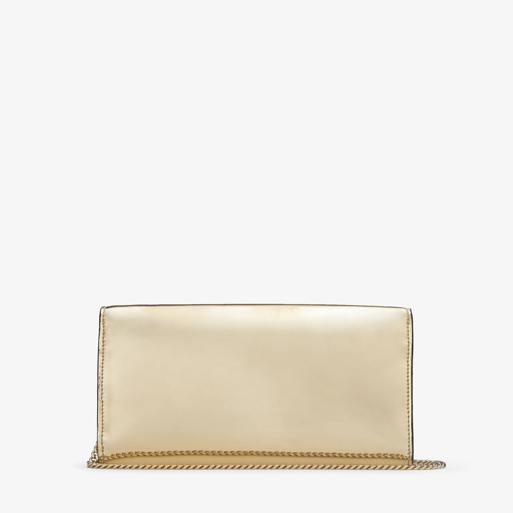 Emmie Gold Mirror Fabric Clutch Bag