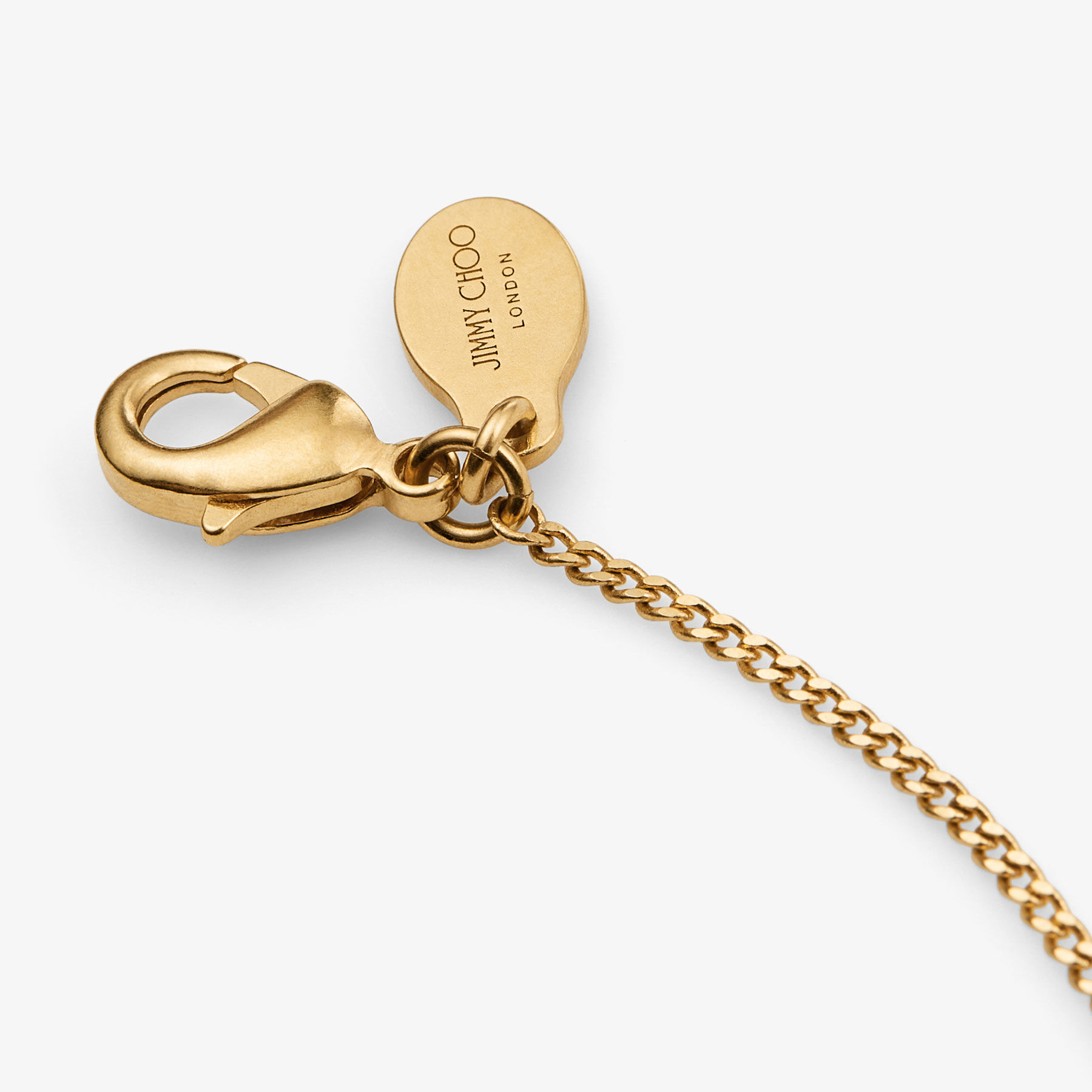 Diamond JC Chain Gold-Finish JC Chain Necklace