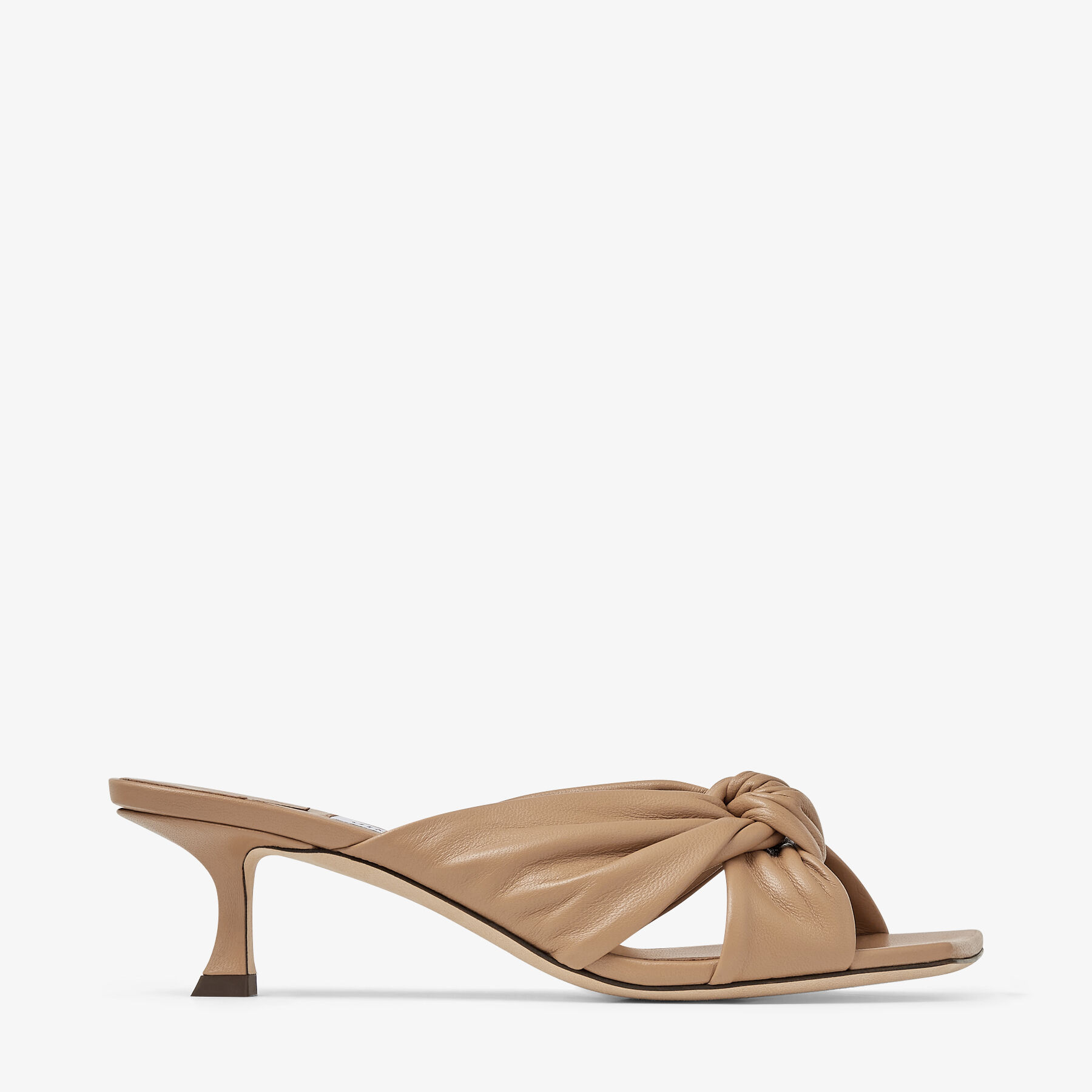 Avenue 50 Biscuit Nappa Leather Mules