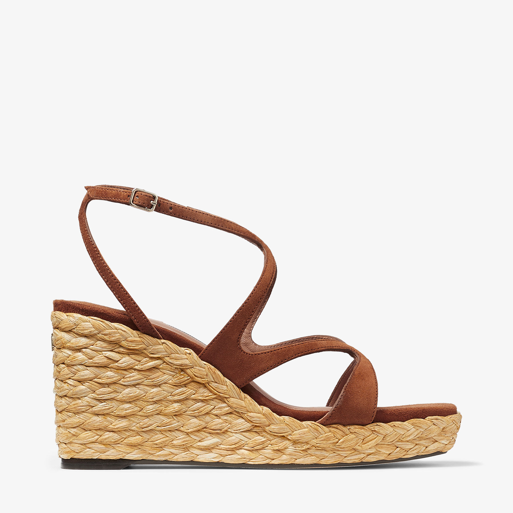Ayla 85 Tan Suede Wedge