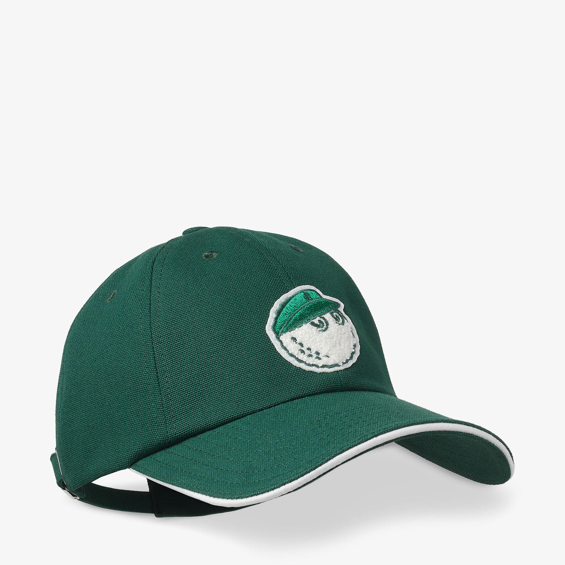 Jimmy Choo / Malbon 2.0 Cap Malbon Green Embroidered Cotton Cap
