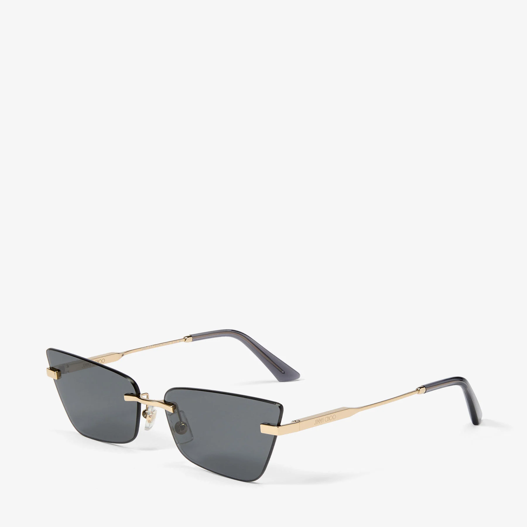 Soraya Pale Gold Cat Eye Sunglasses