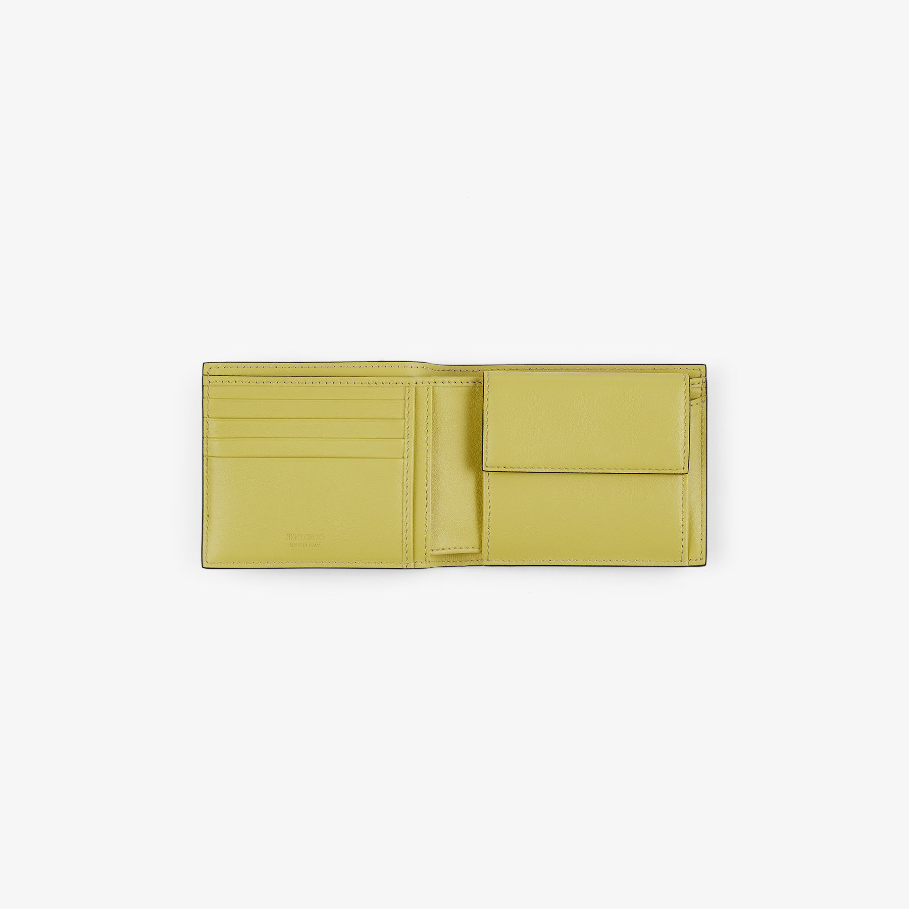 Luka Storm & Yellow Embossed Leather Wallet