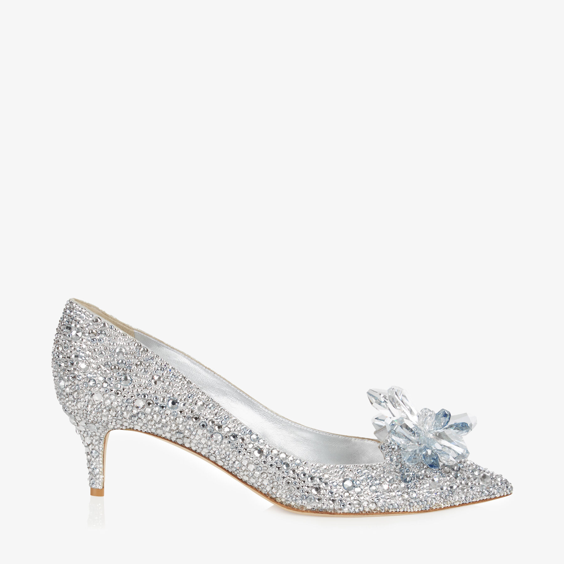 Allure Crystal Covered Pointy Toe Pumps