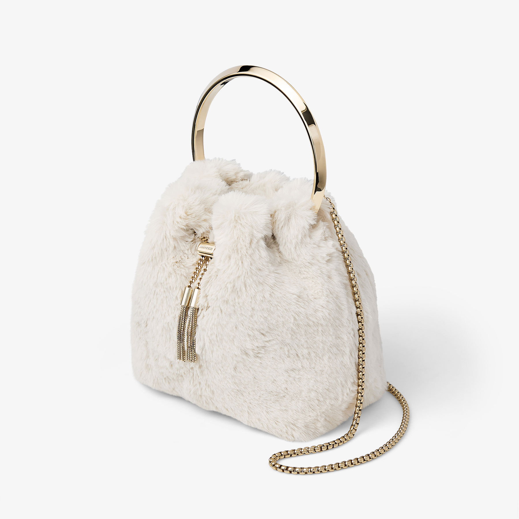 Bon Bon Latte Faux Fur Mini Bag