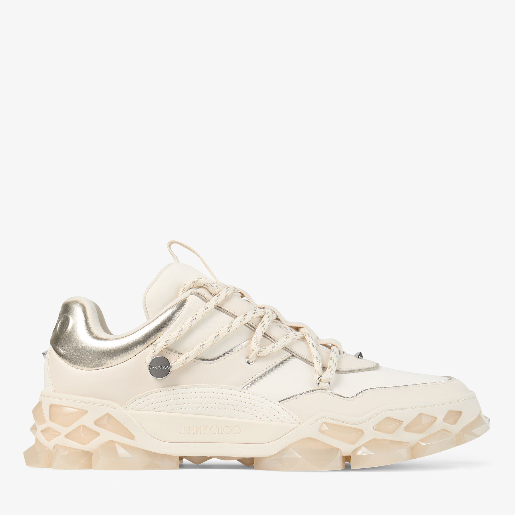 Diamond X II M Latte Leather Trainers