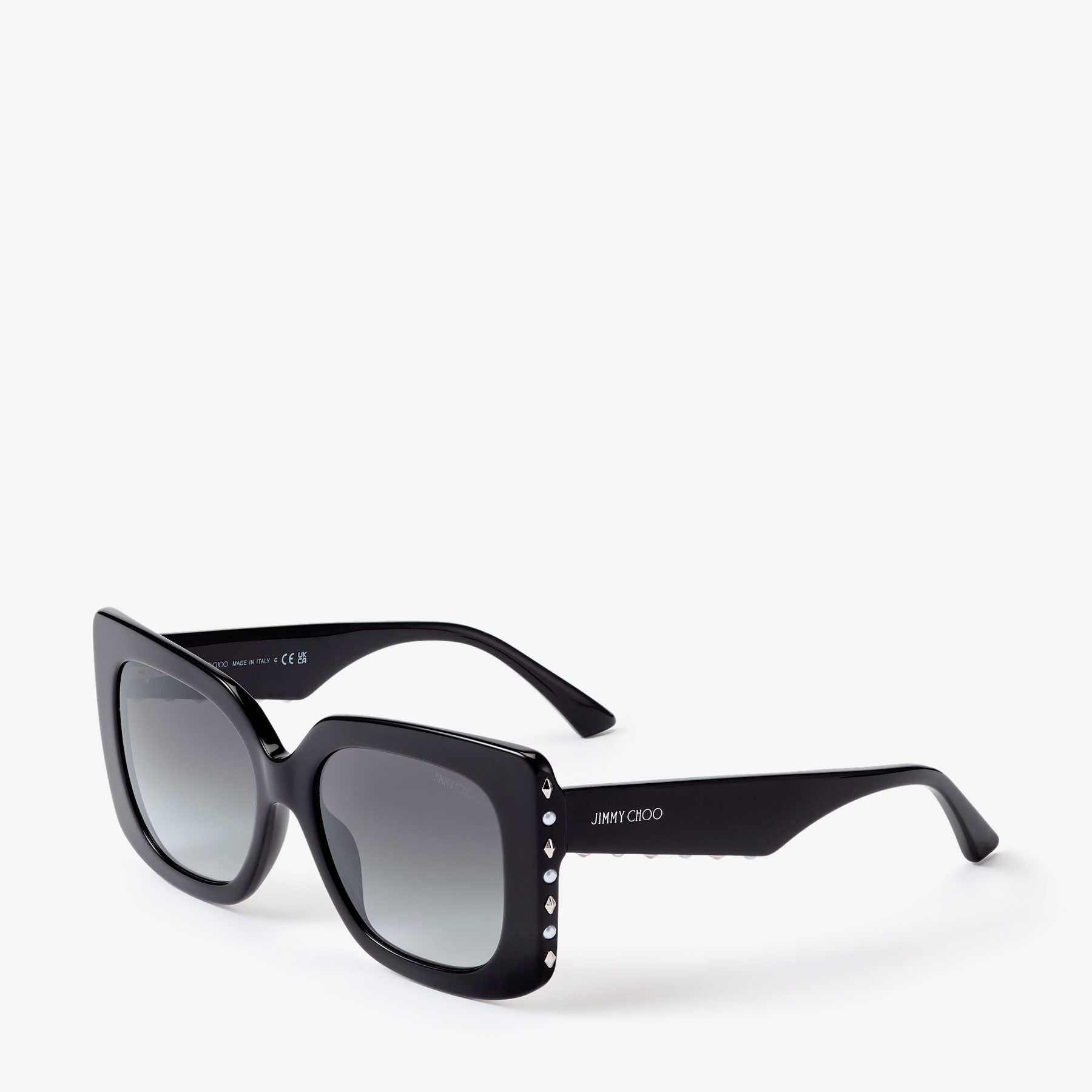 Delphie Black Butterfly Frame Sunglasses