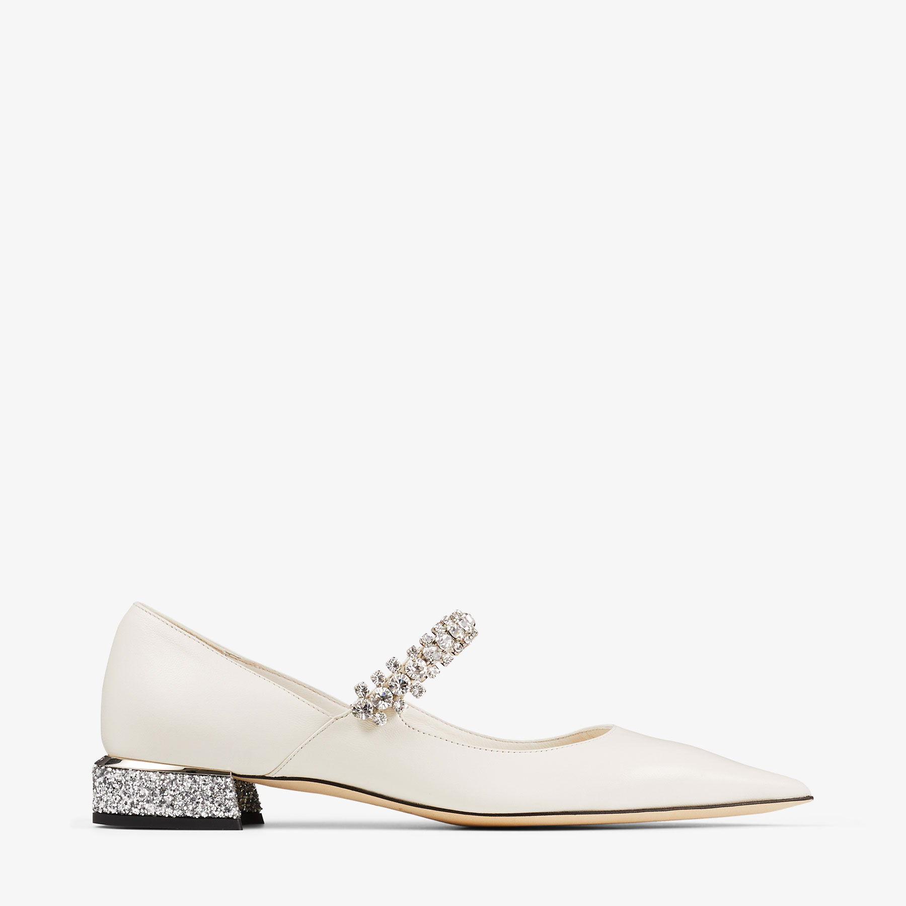 Bing Pump Flat Latte Nappa Leather Flats