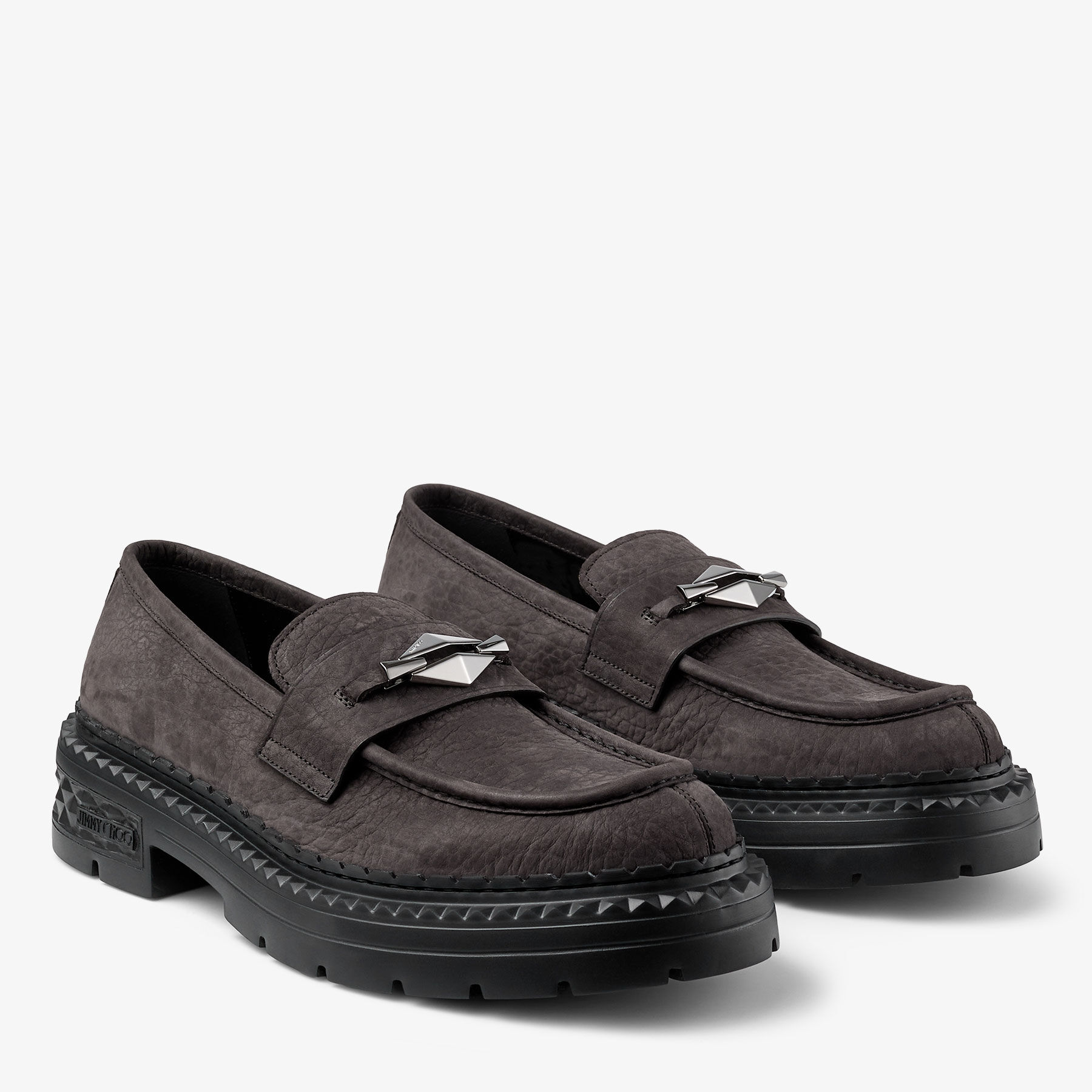 Marlow Diamond M Mocha Nubuck Leather Shoes