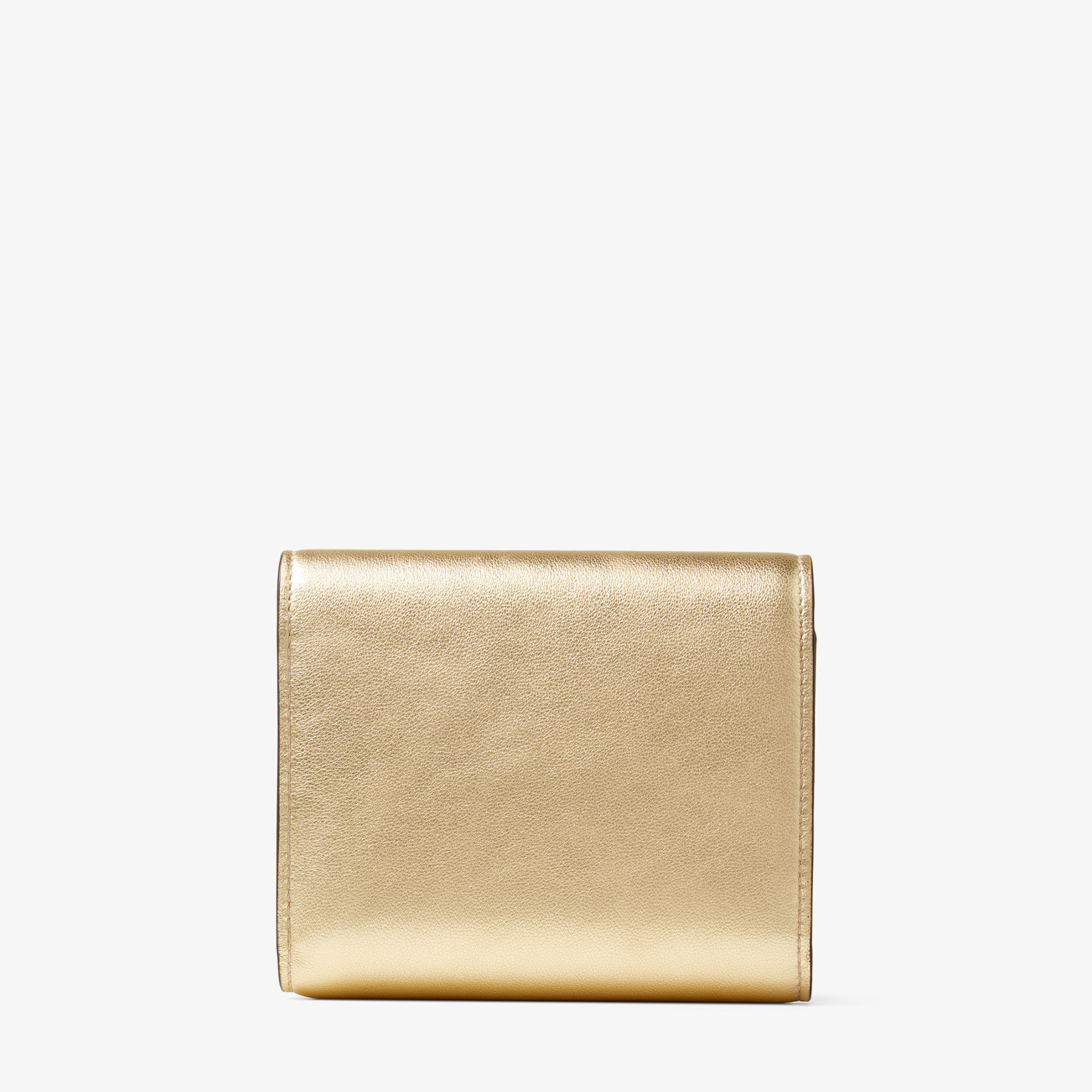 Marinda Gold Metallic Nappa Leather Wallet