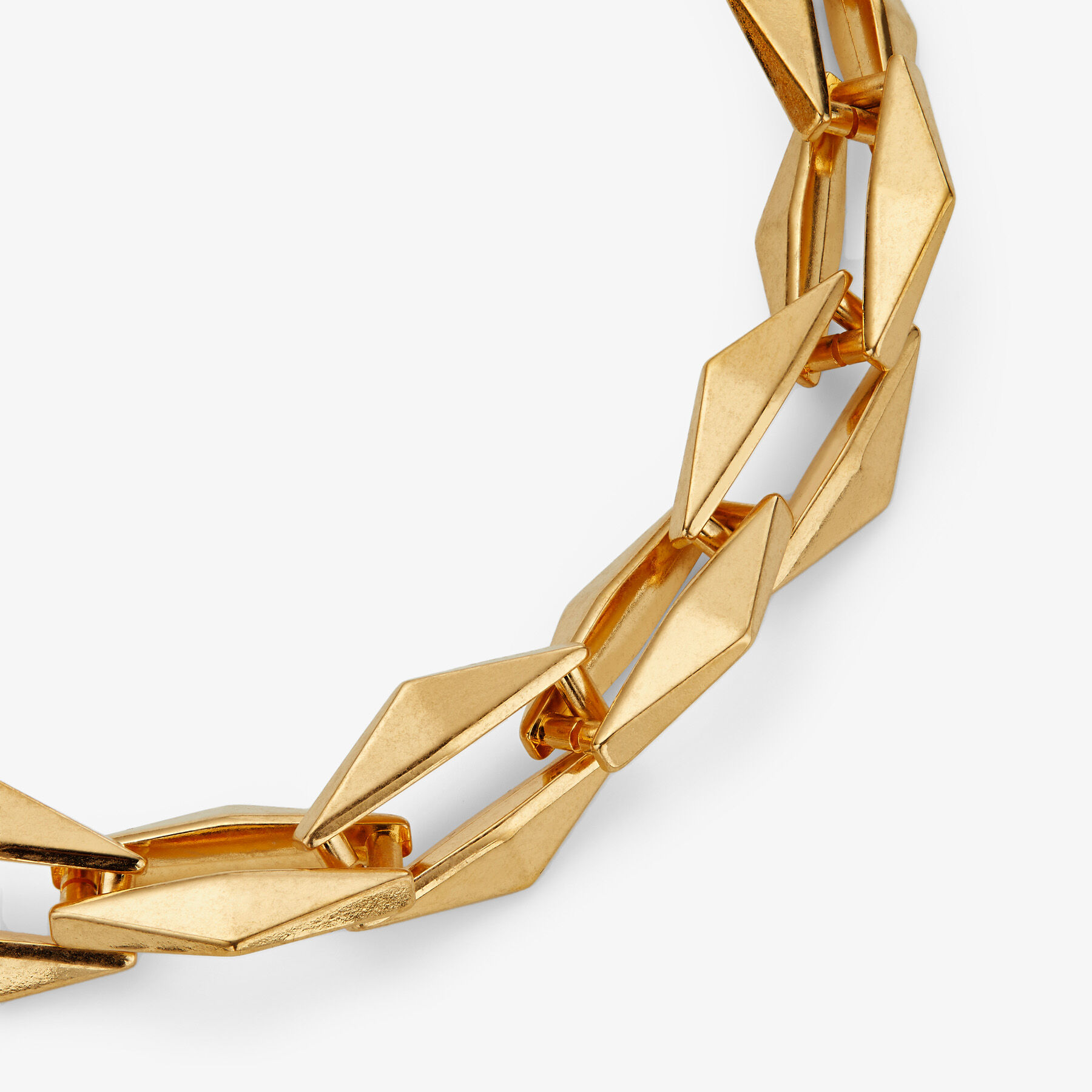 Diamond Chain Necklace Gold-Finish Diamond Chain Necklace
