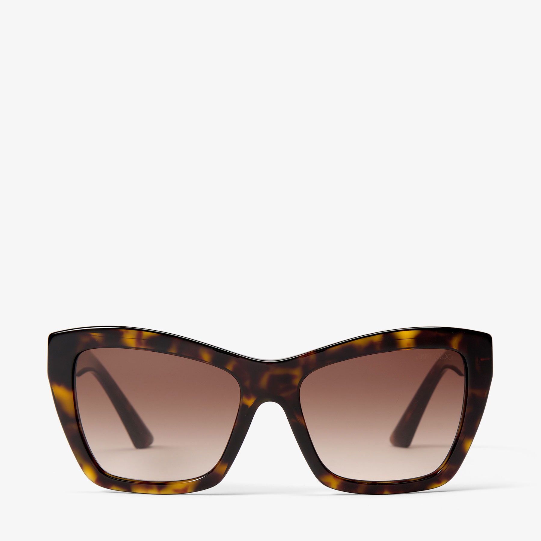 Elina Brown Havana Cat Eye Sunglasses