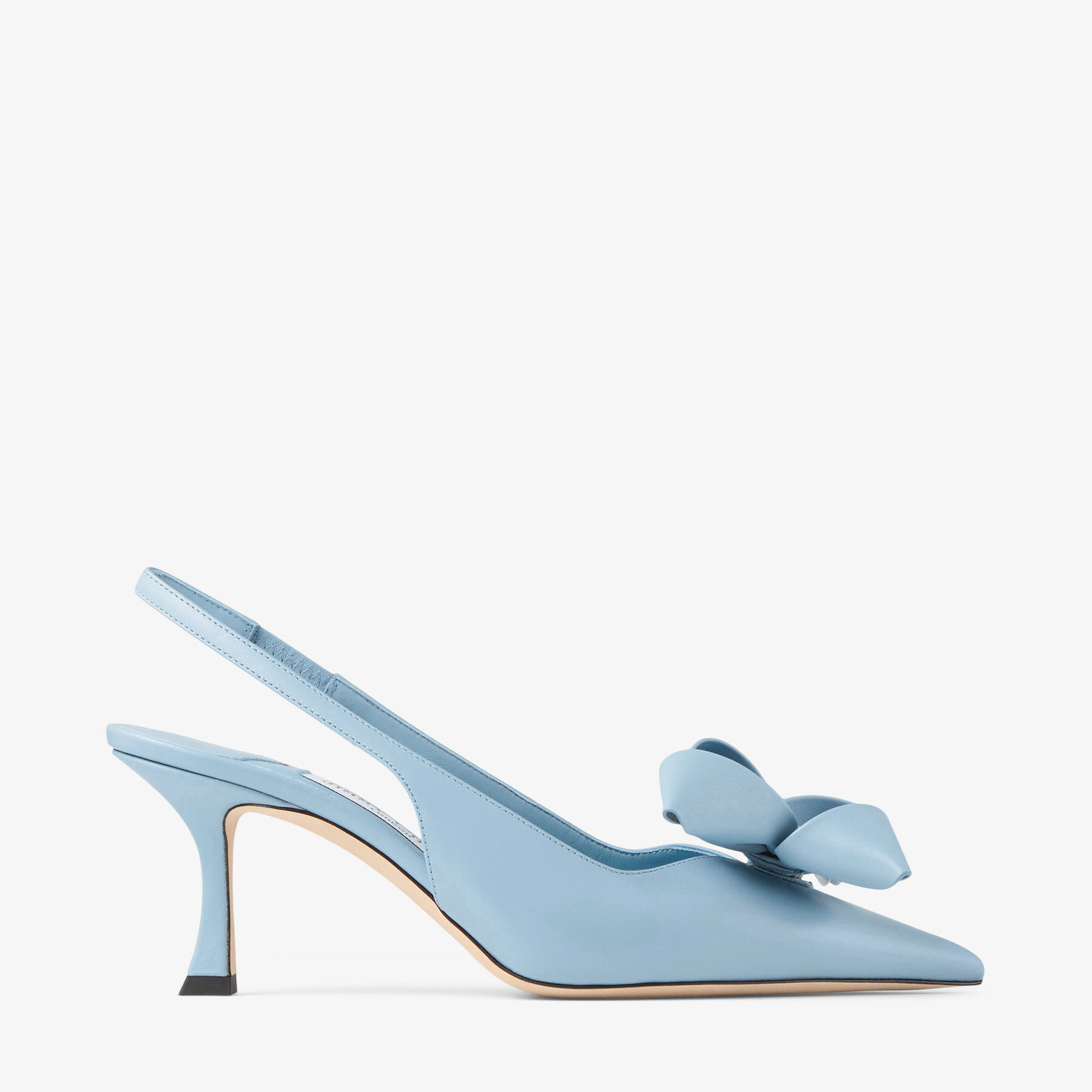 Staz Slingback 70 Dusty Blue Leather Pumps
