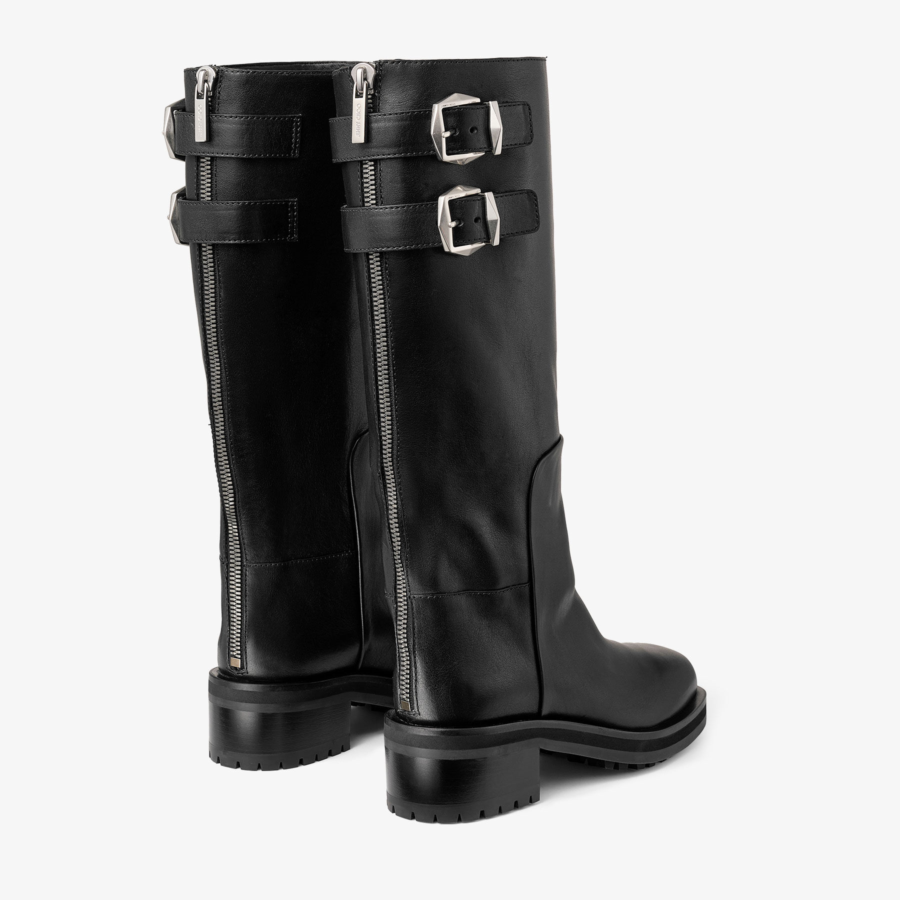 Brooklyn Knee Boot 50 Black Leather Knee-High Boots