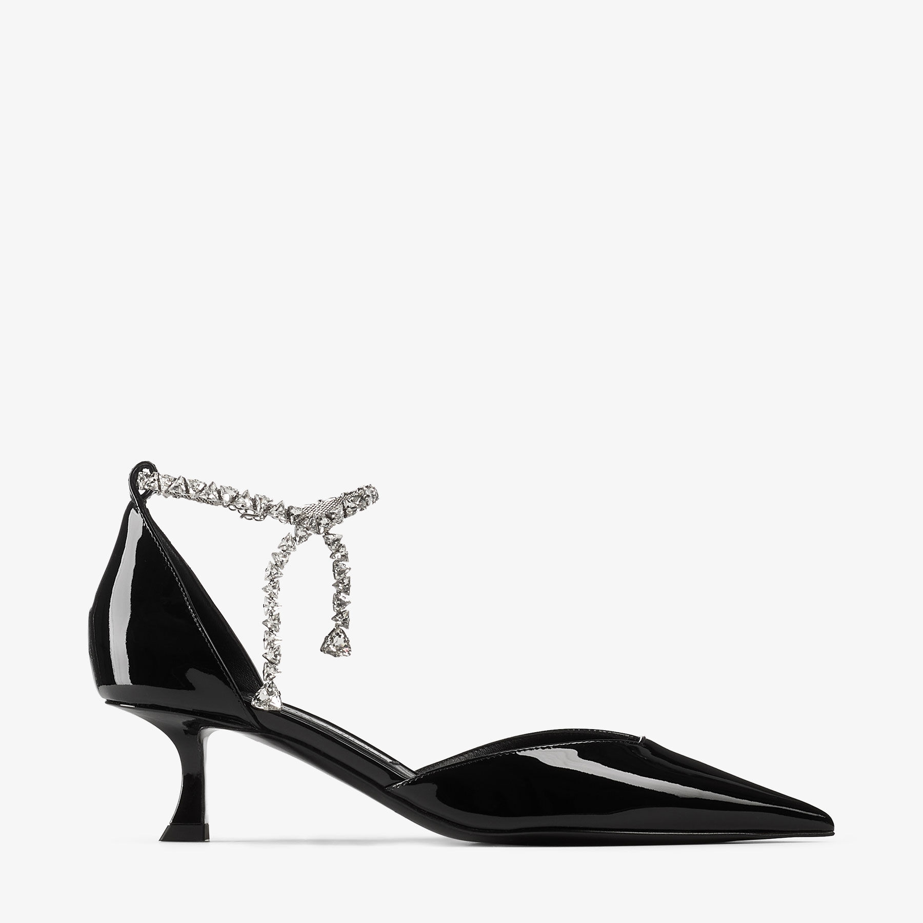 Stevie 50 Black Patent Leather Pumps