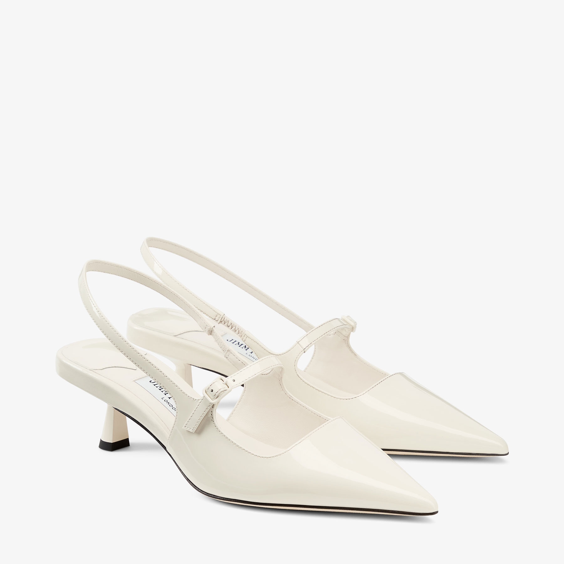 Didi 45 Latte Patent Leather Pumps