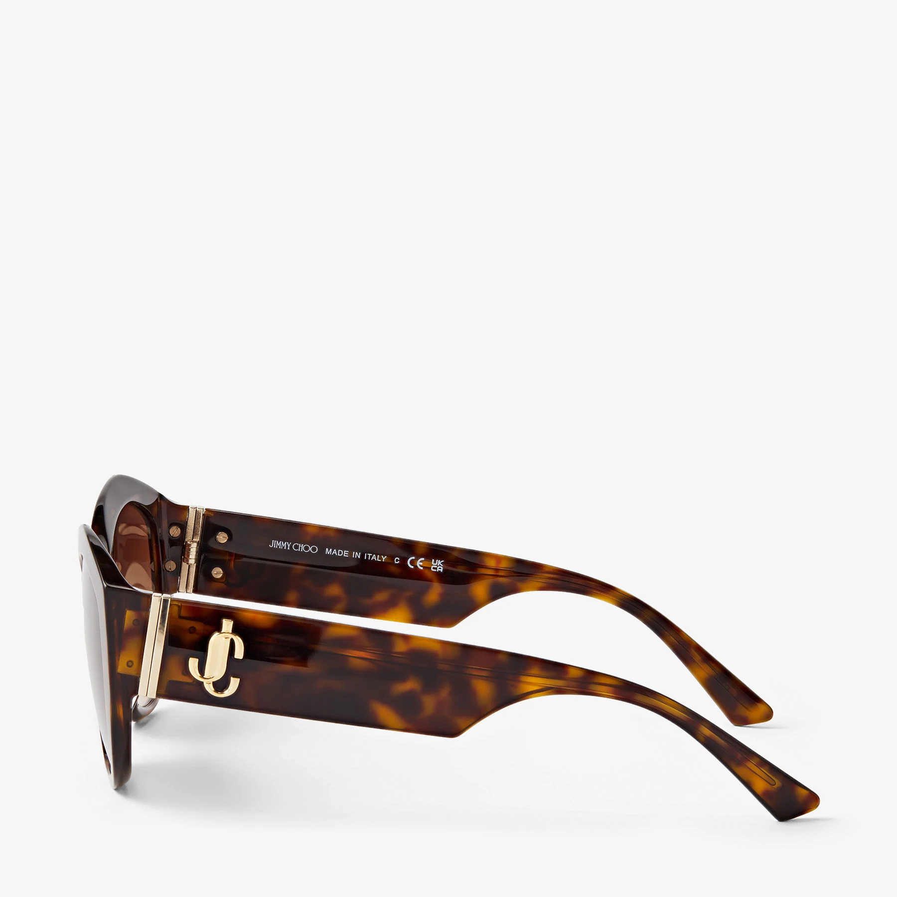 Anahi Brown Havana Butterfly Frame Sunglasses