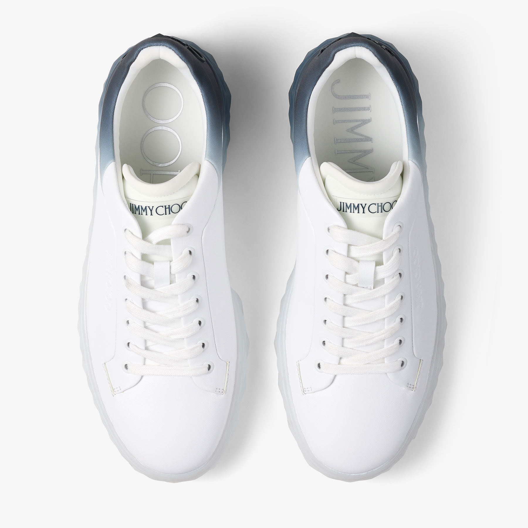 Diamond Light M II  White Leather Trainers