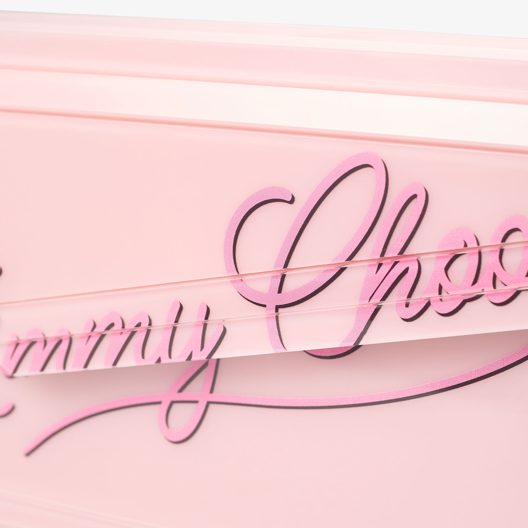 Candy Pink Acrylic Clutch Bag