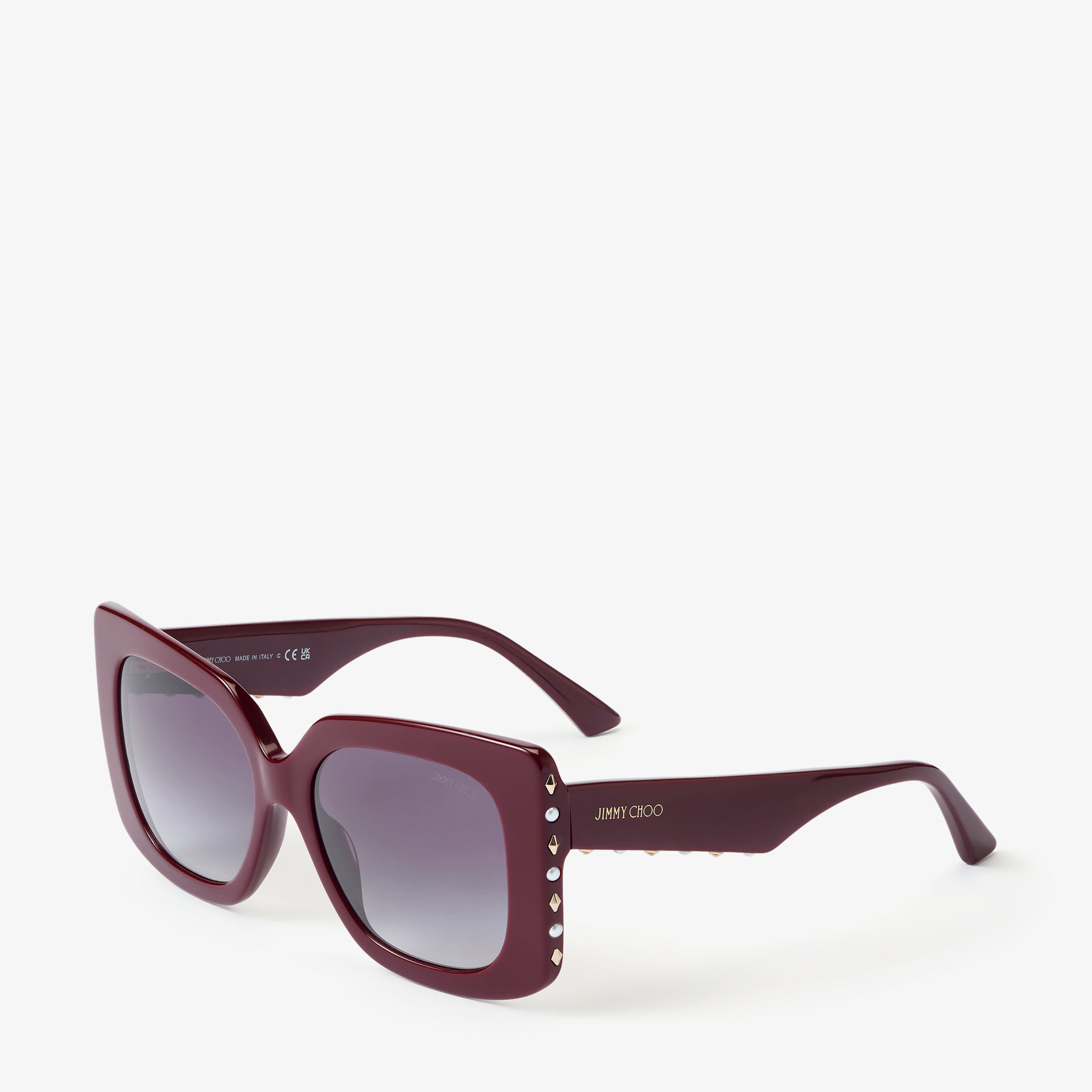 Delphie Red Butterfly Frame Sunglasses