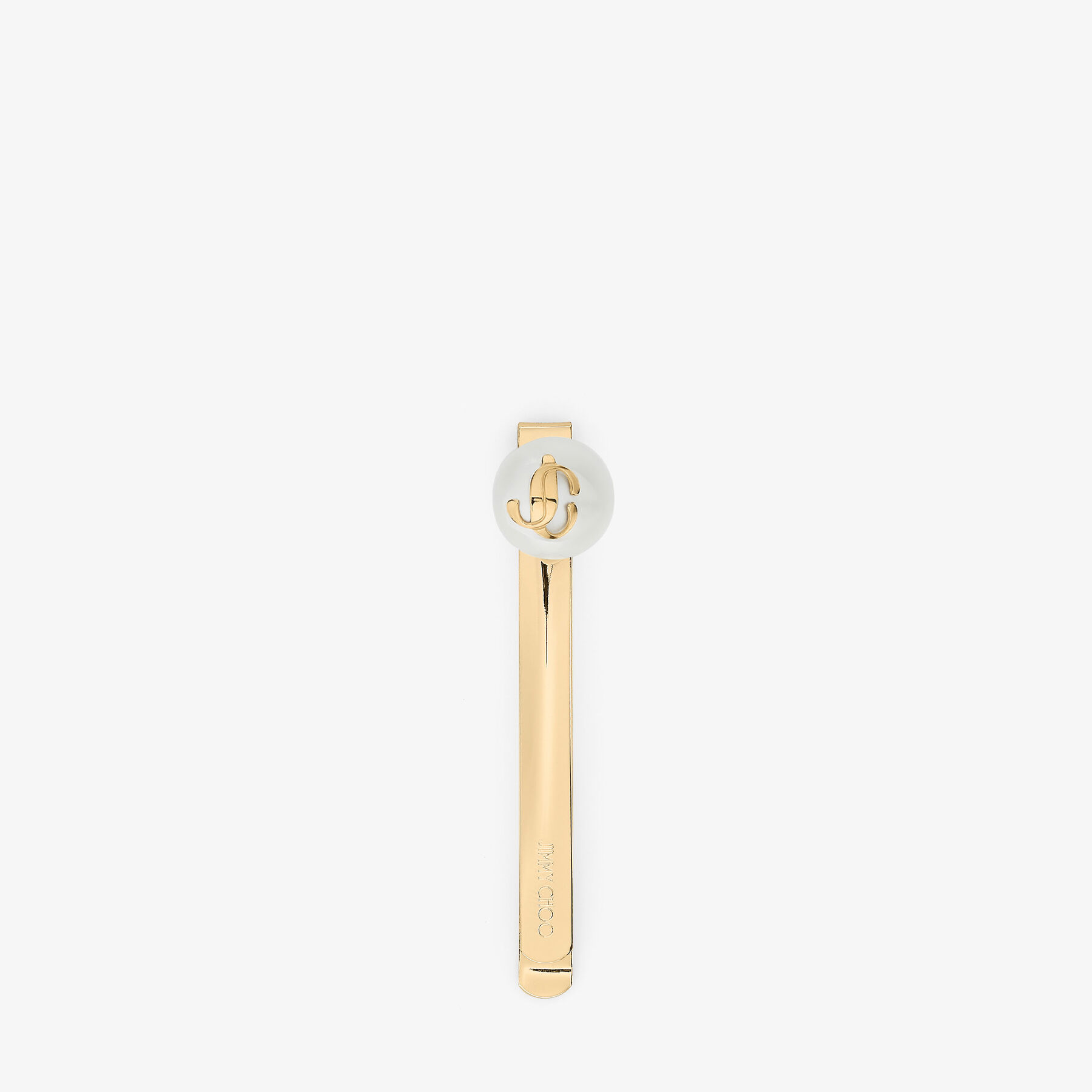 Hair Slide Gold-Finish Pearl Hair Slide