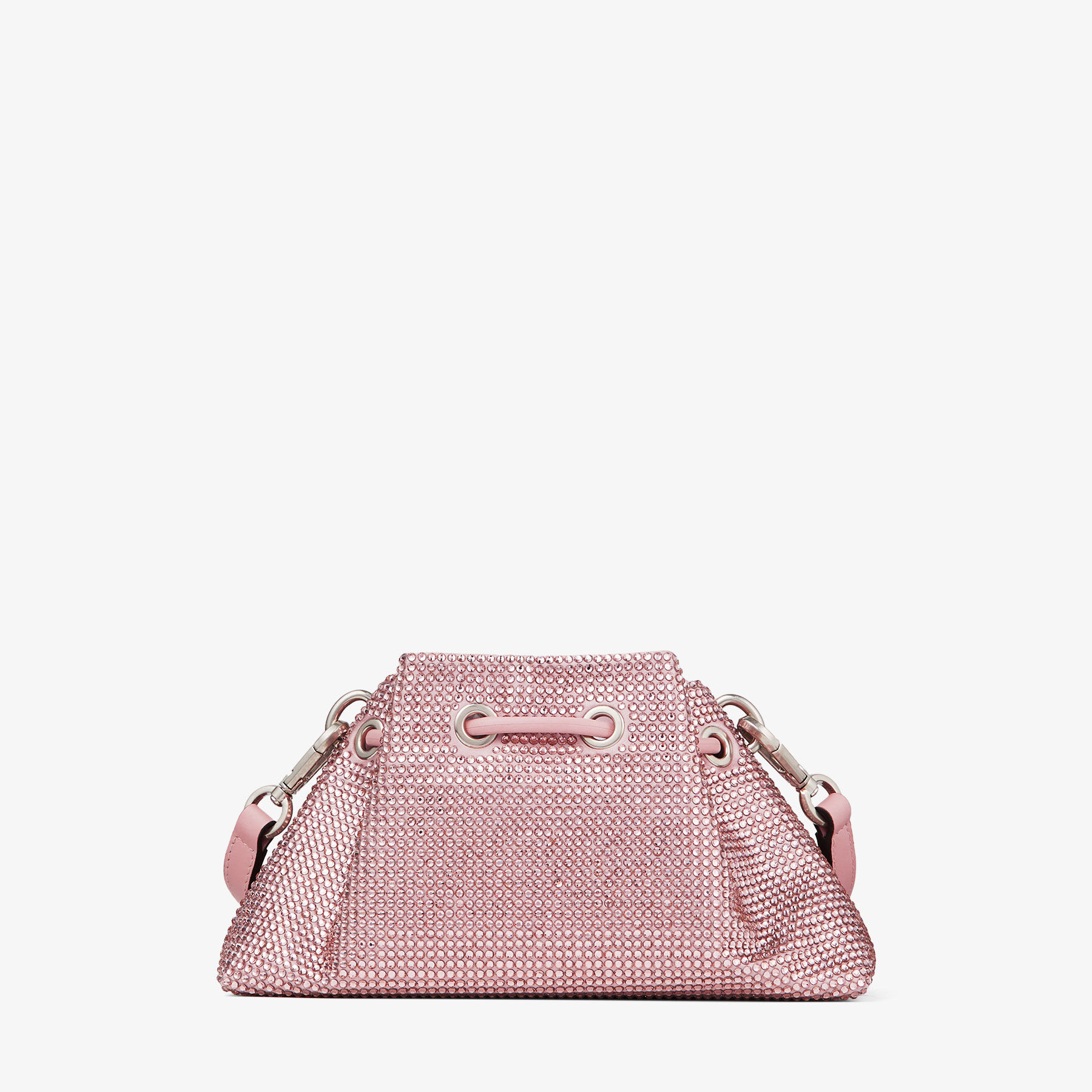 Cinch S Rose Satin Crystal Bag