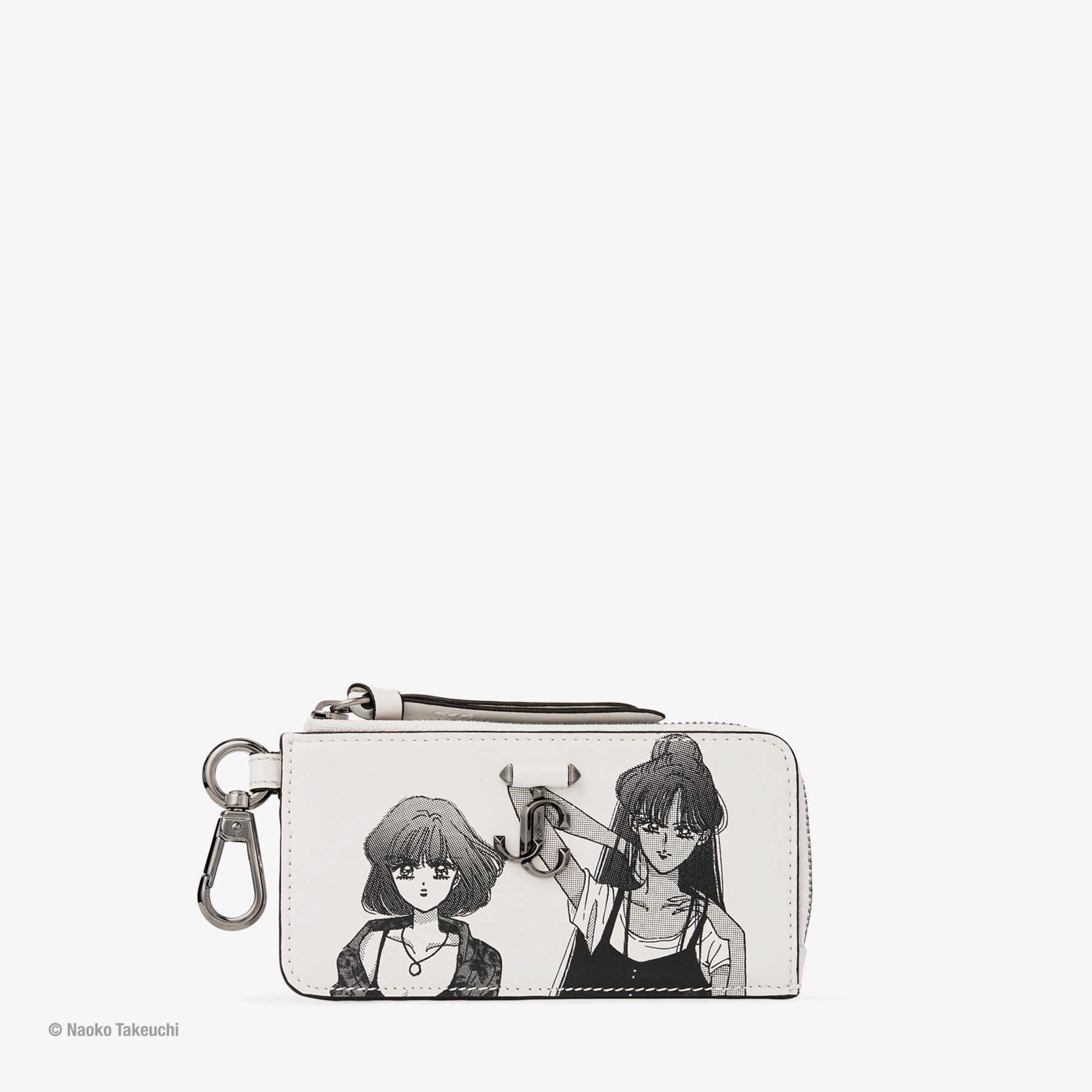 Setsuna Meiô & Hotaru Tomoe Lise-Z Card Holder White Manga Print Leather Card Holder