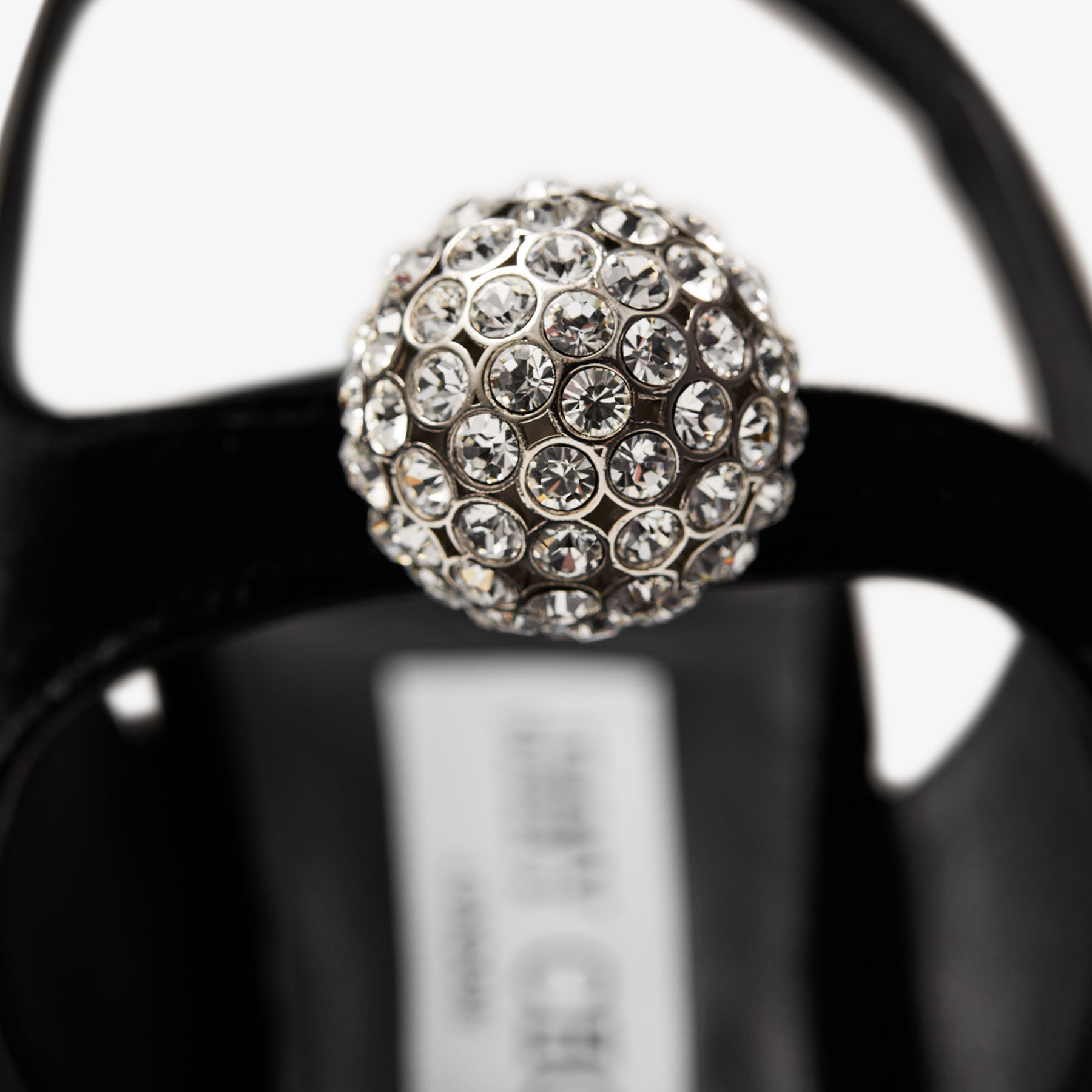 Orb 95 Black Velvet Sandals