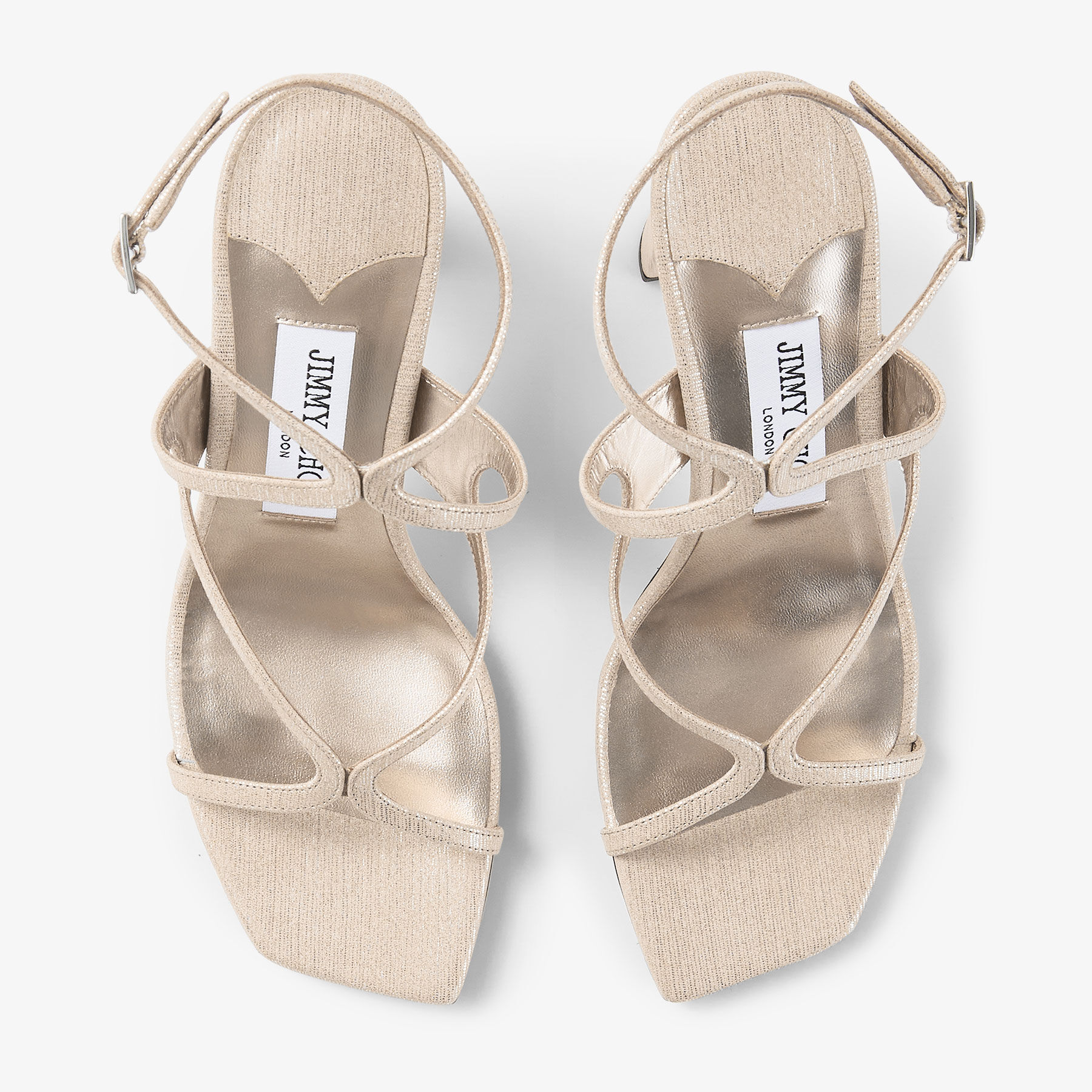 Azie 85 Soft Gold Nappa Leather Sandals