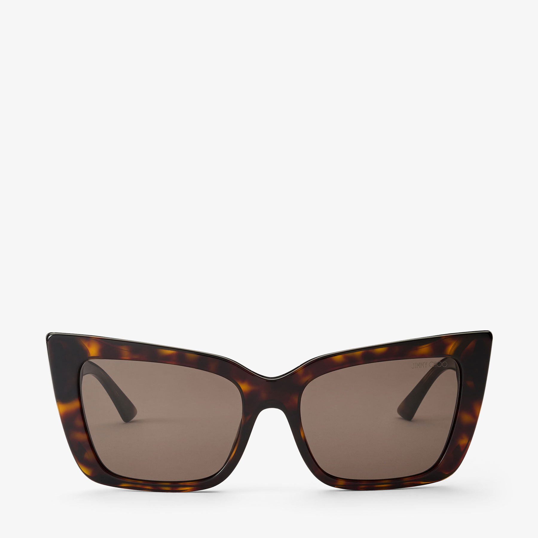 Evadine  Brown Havana Butterfly Sunglasses
