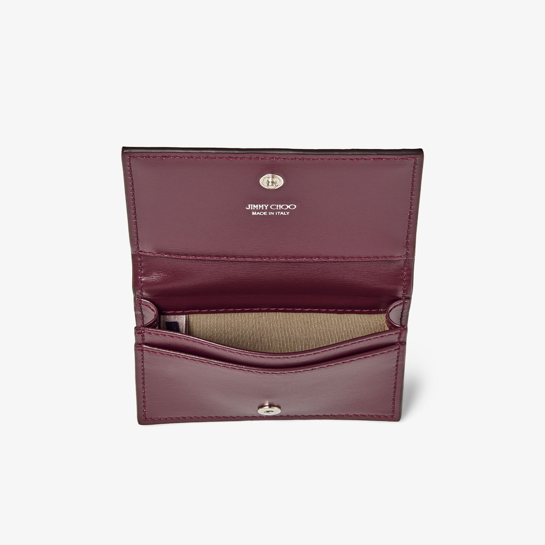Nello Garnet Leather Wallet