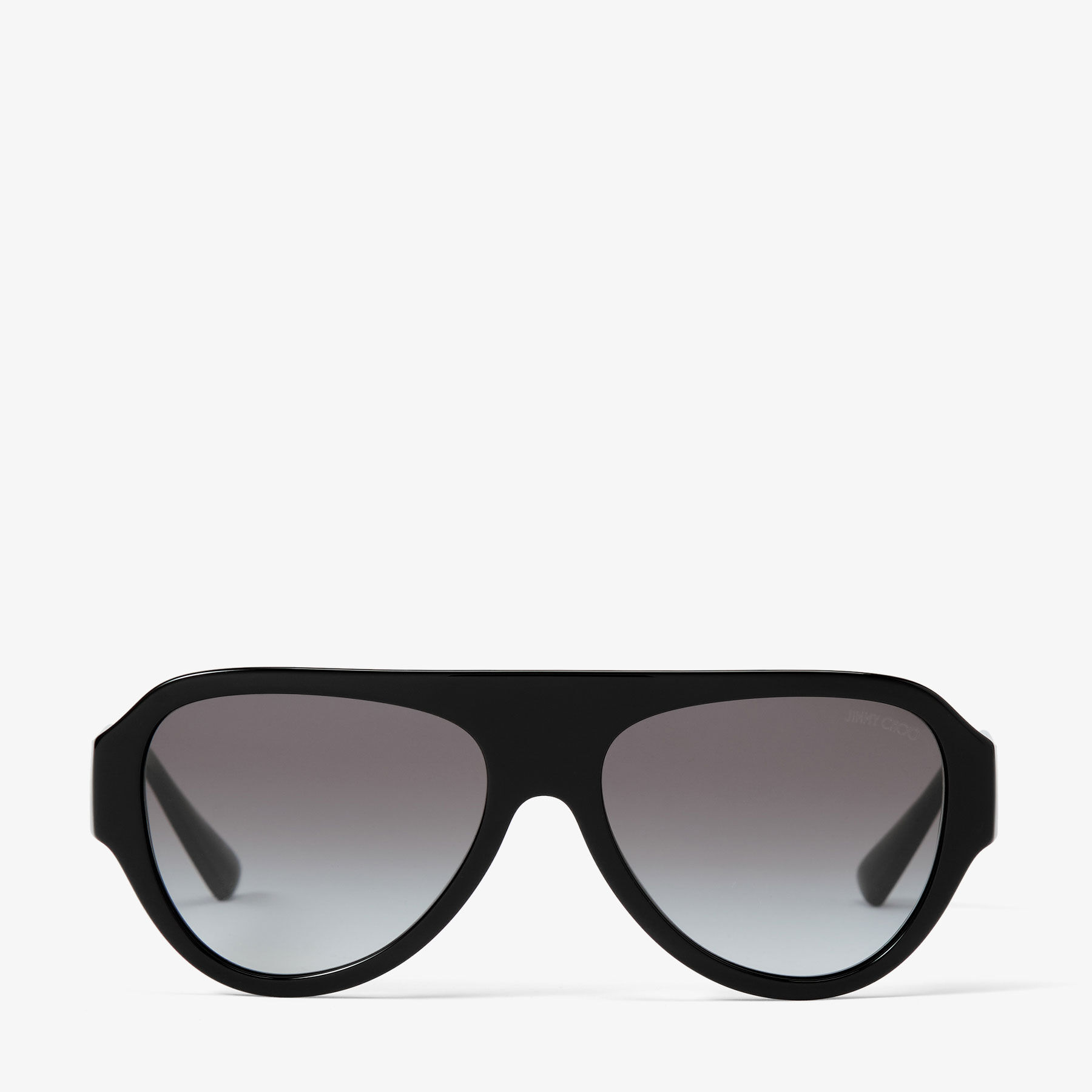 Eira Black Aviator Sunglasses