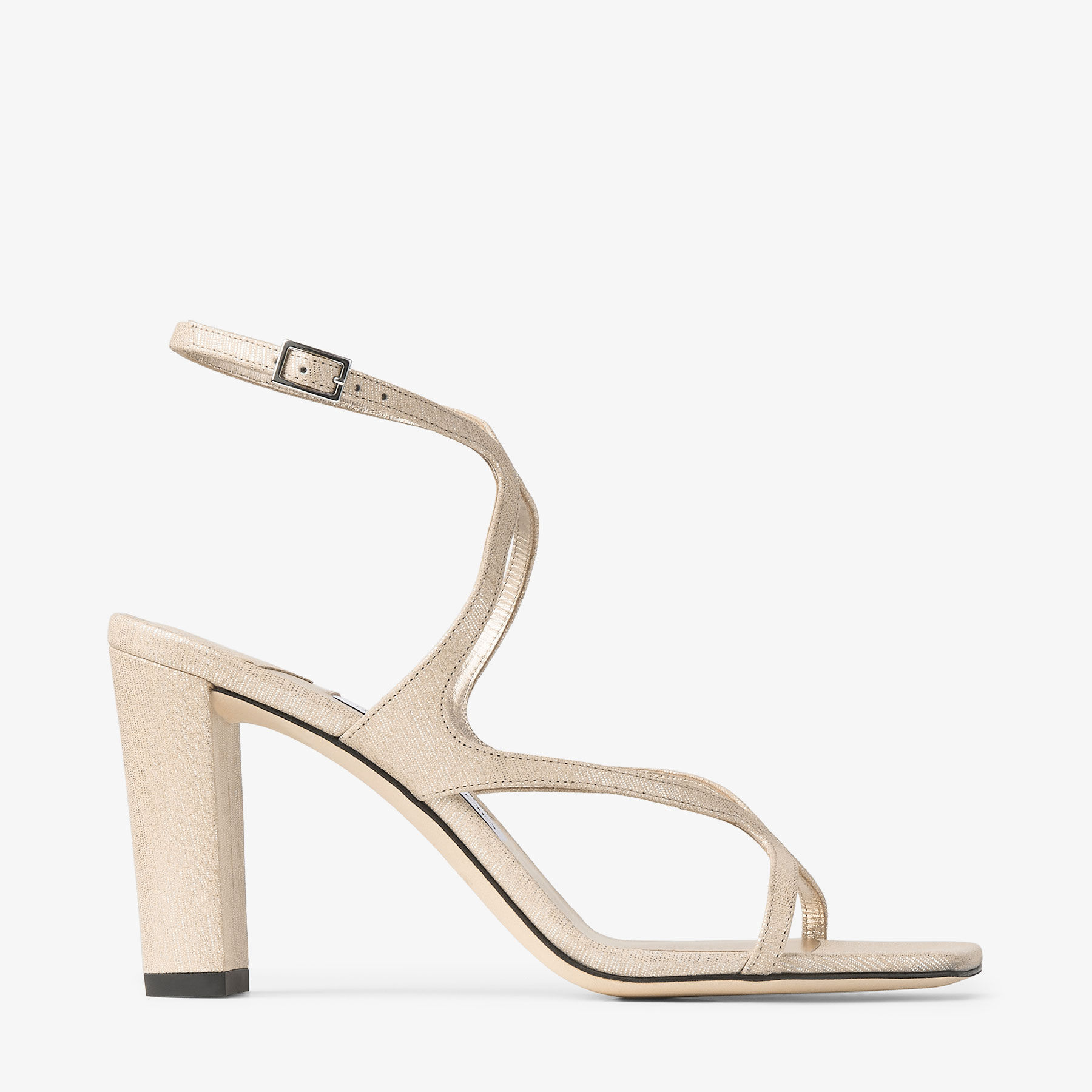 Azie 85 Soft Gold Nappa Leather Sandals