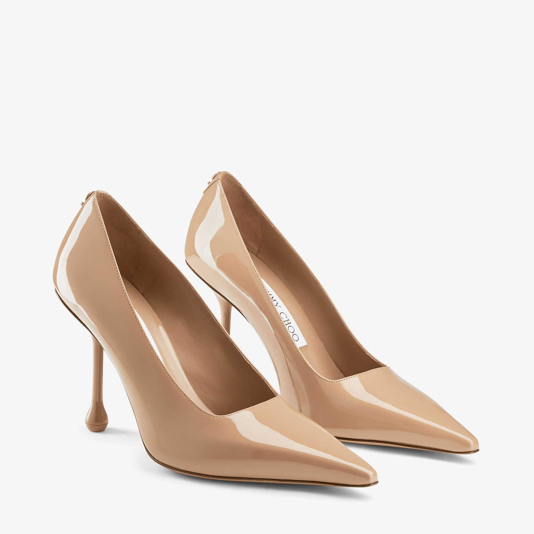 Ixia 95 Biscuit Patent Leather Pumps