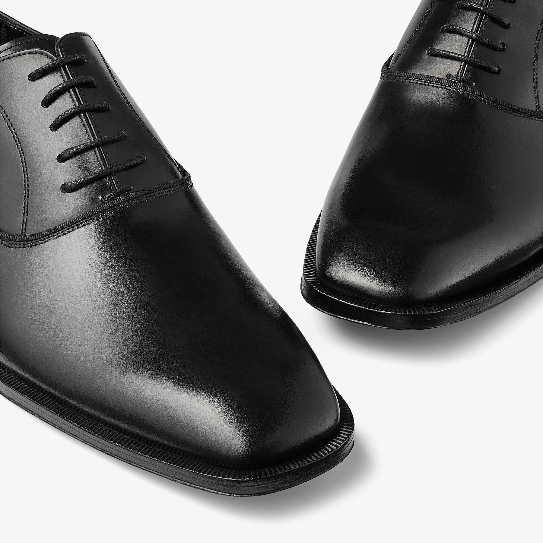 Foxley Oxford Shoe Black Calf Leather Shoes