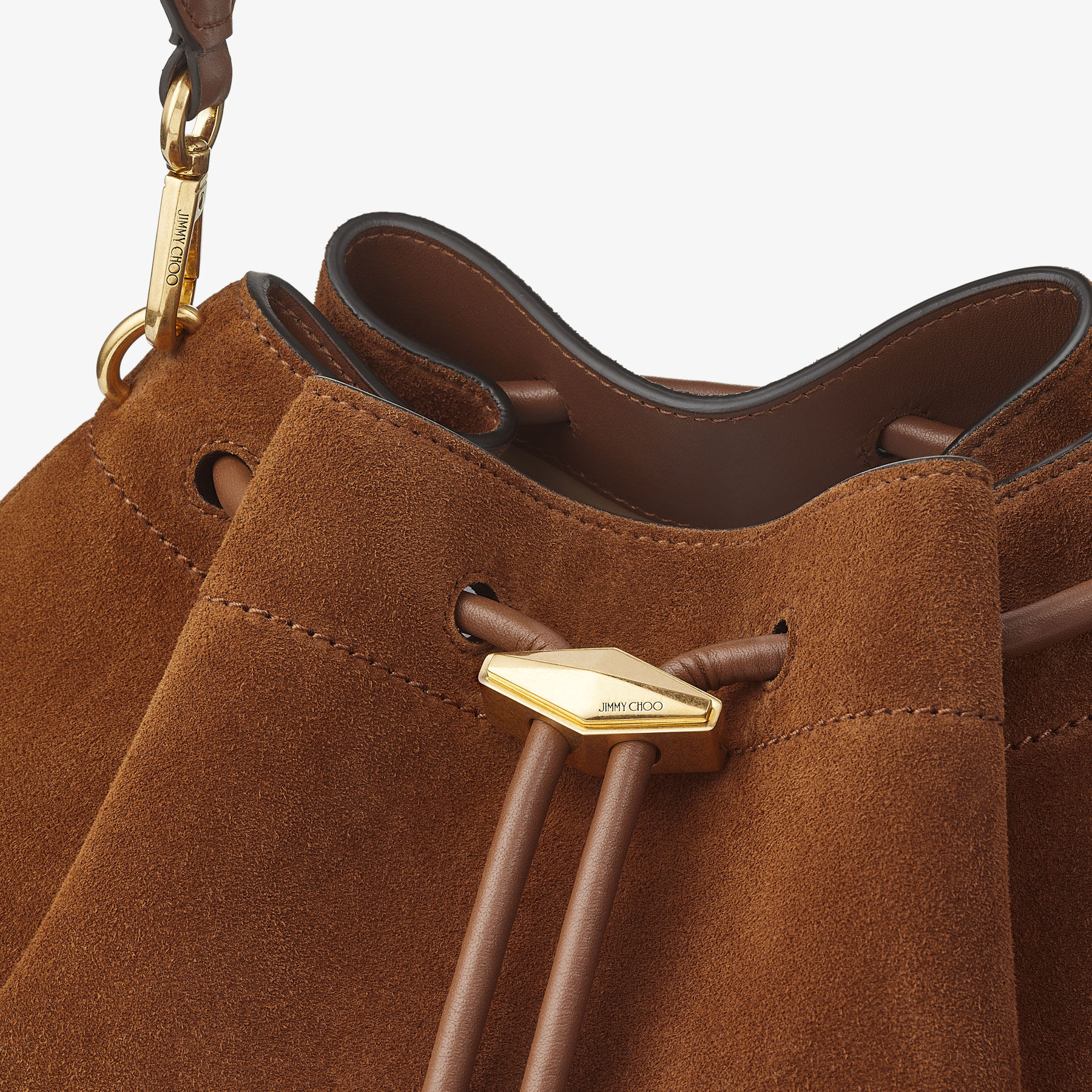 Cinch M Tan Suede Bag