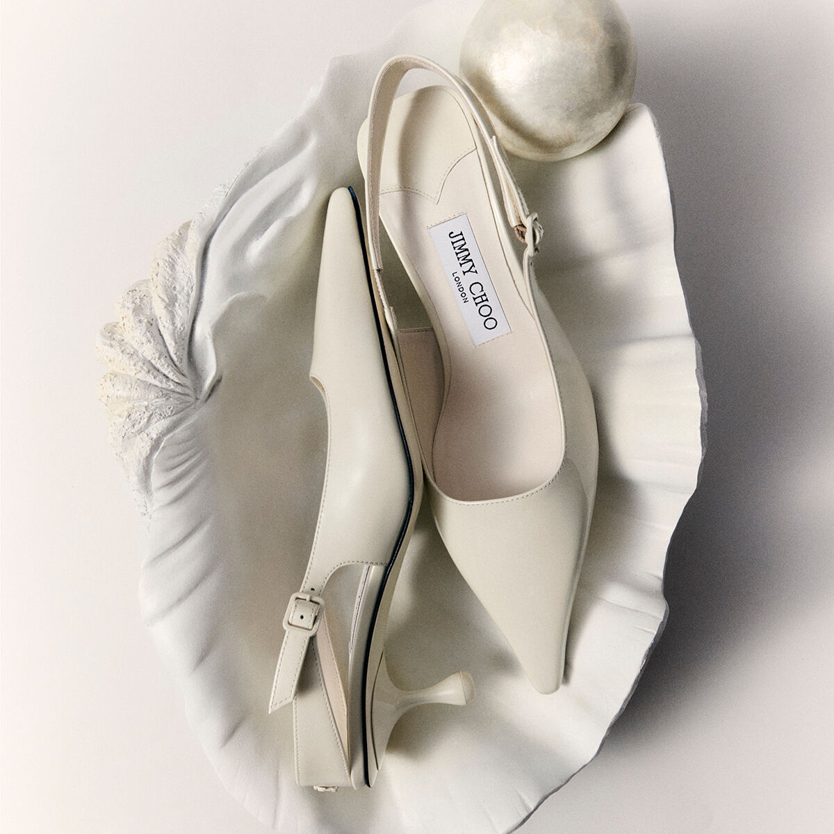 Amel 50 Latte Patent Leather Pumps