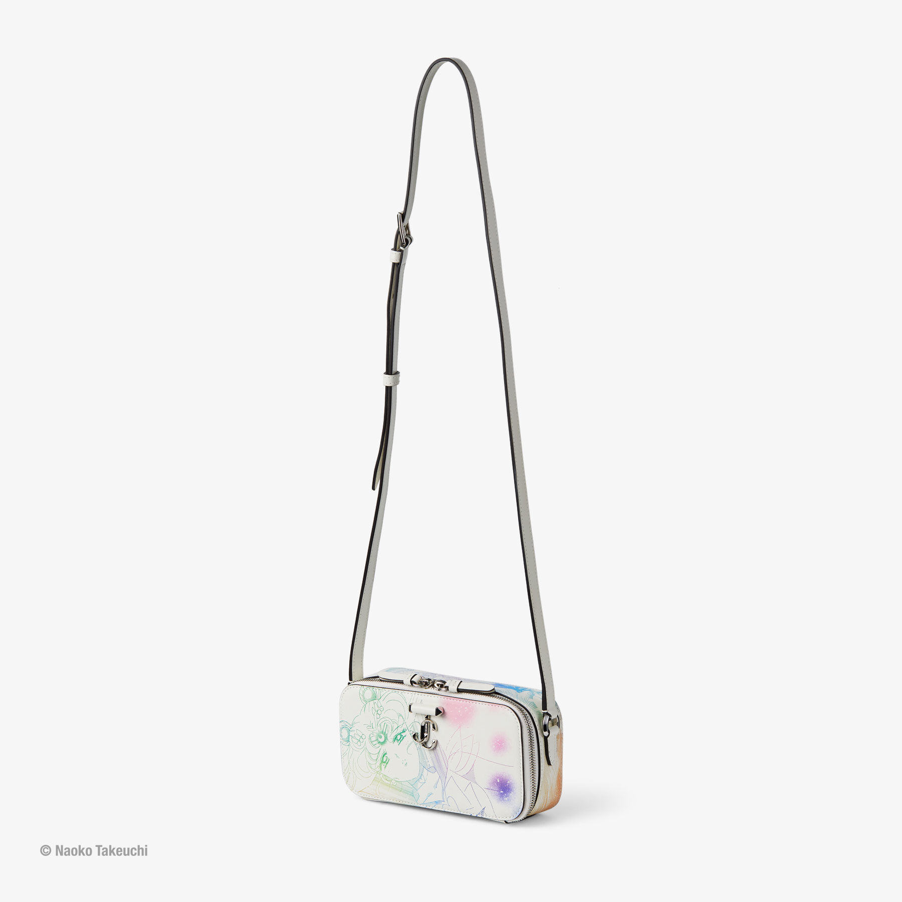 Sailor Guardians Phone Holder Multicolour Manga Print Leather Phone Bag