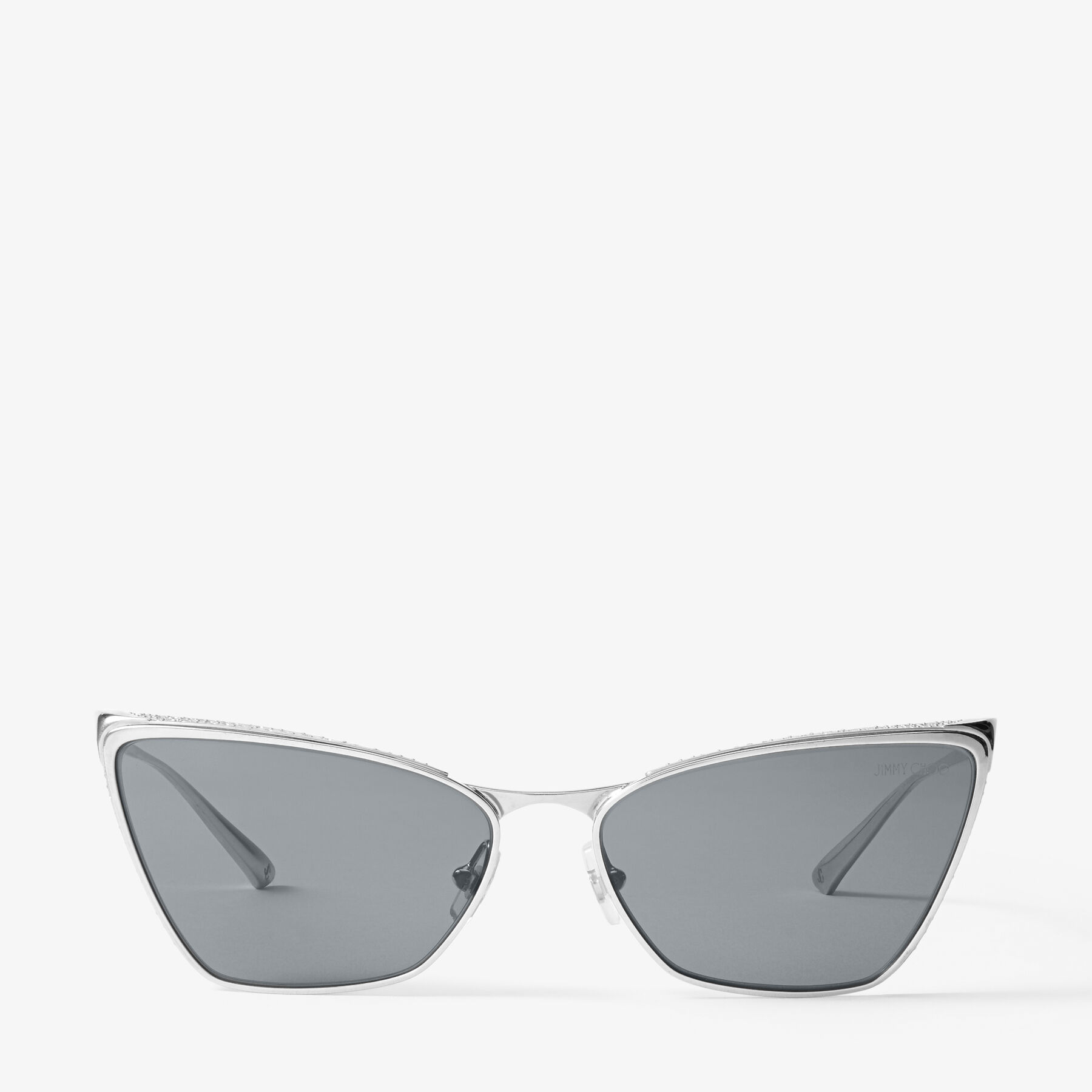 Payton  Silver Cat Eye Sunglasses