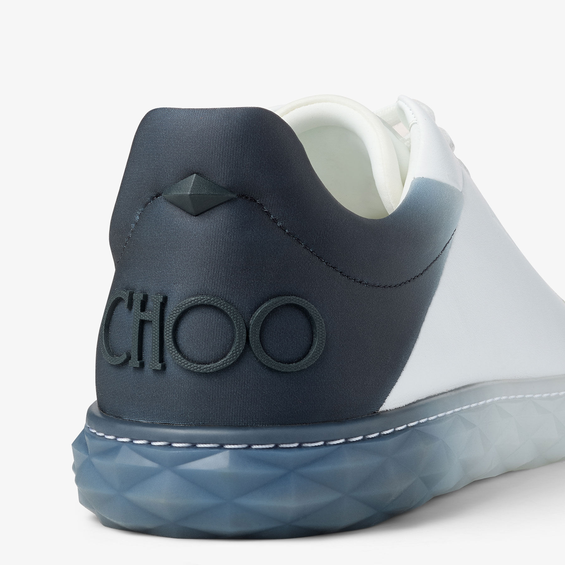 Diamond Light M II  White Leather Trainers