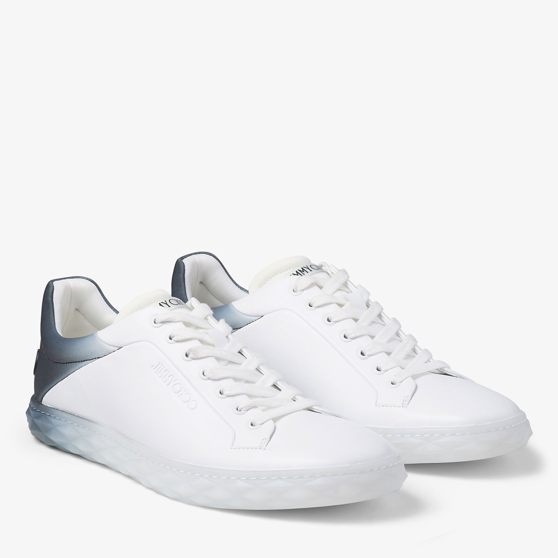 Diamond Light M II  White Leather Trainers