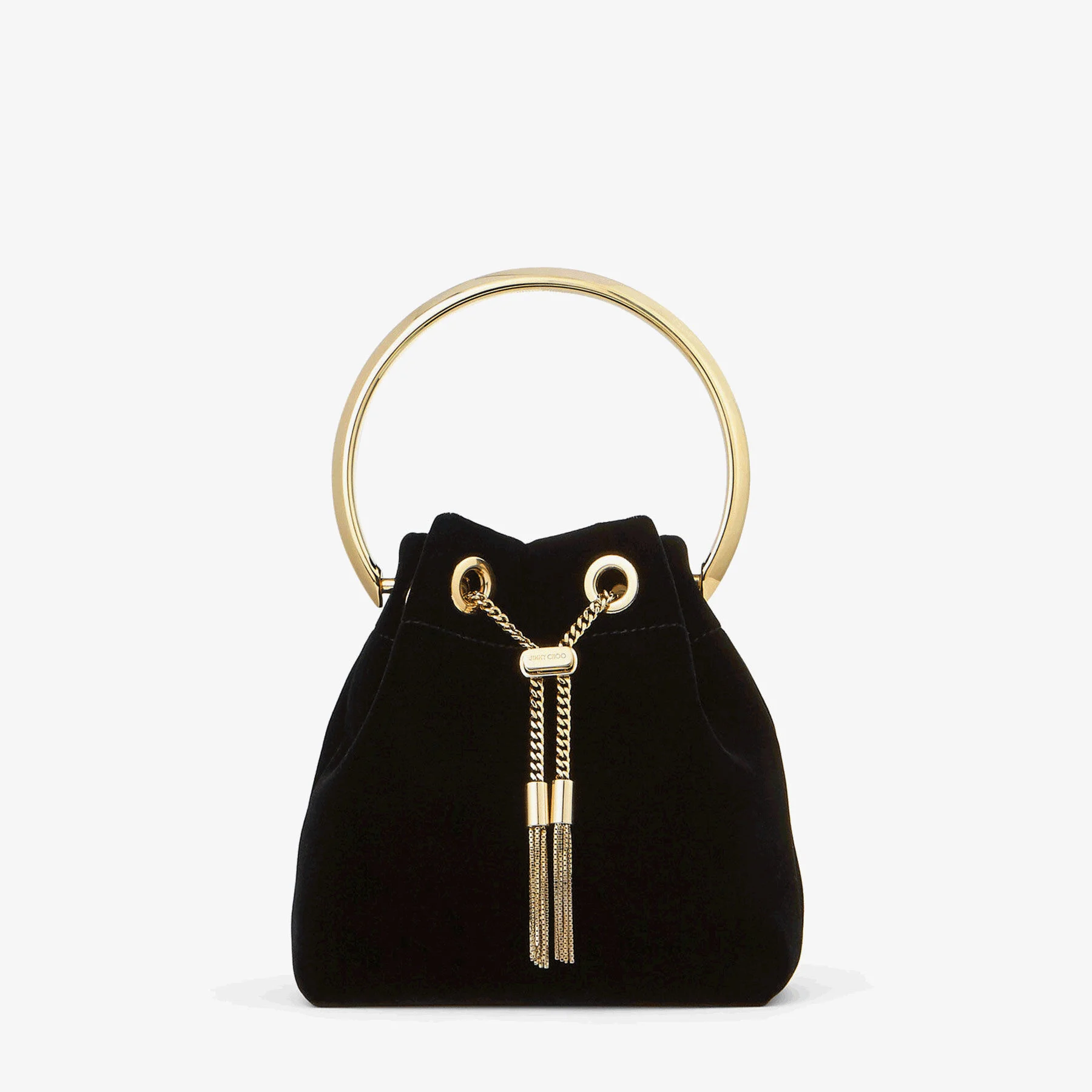 Bon Bon Black Velvet Bag