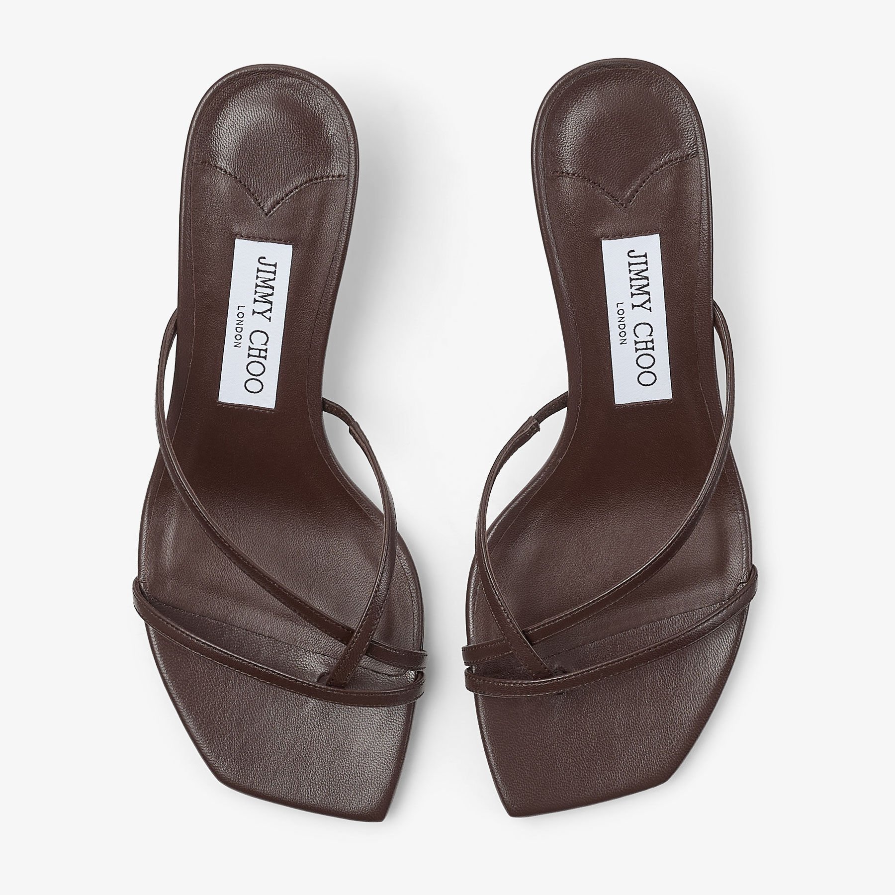 Etana Mule 50 Chocolate Leather Mules