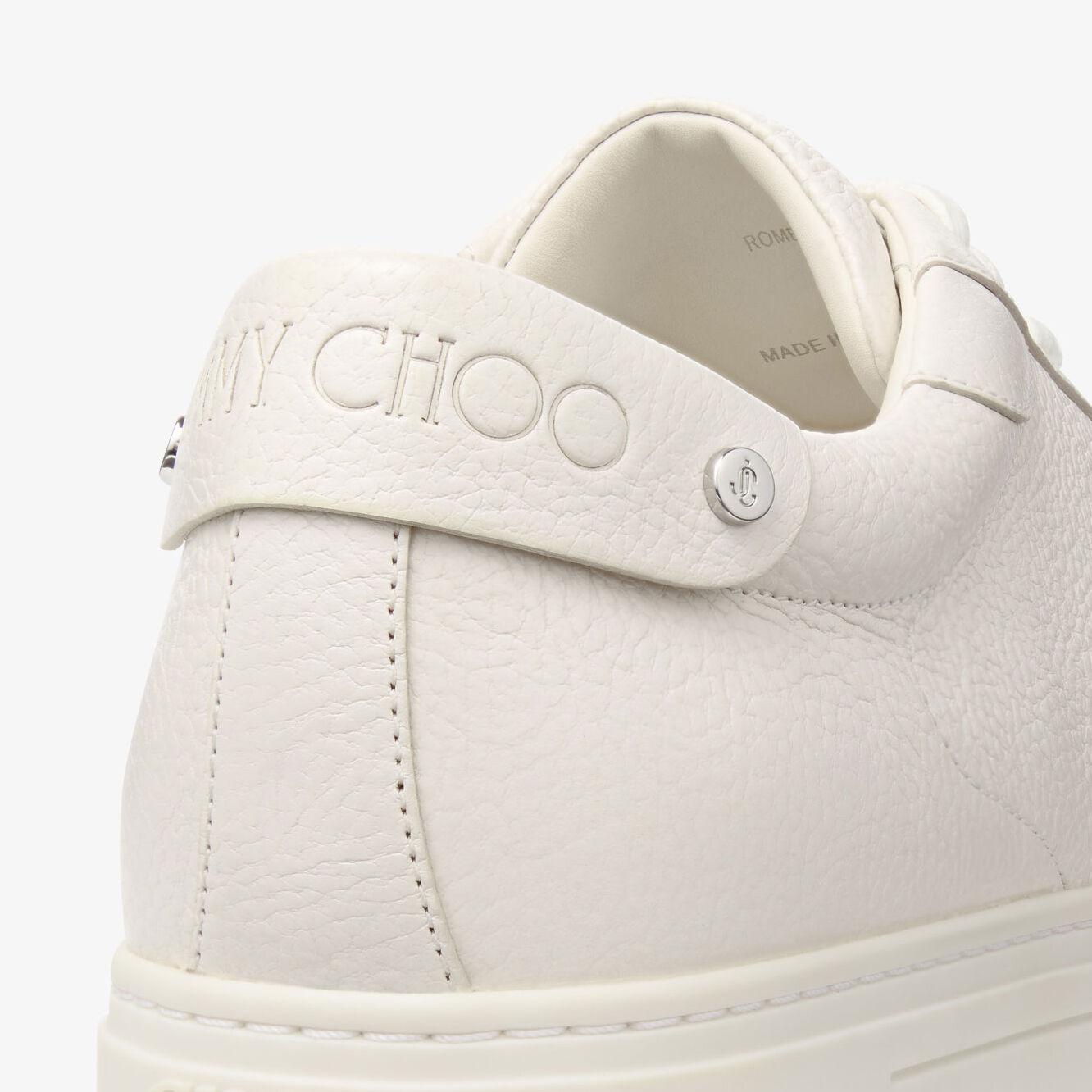 Rome M Latte Leather Trainers