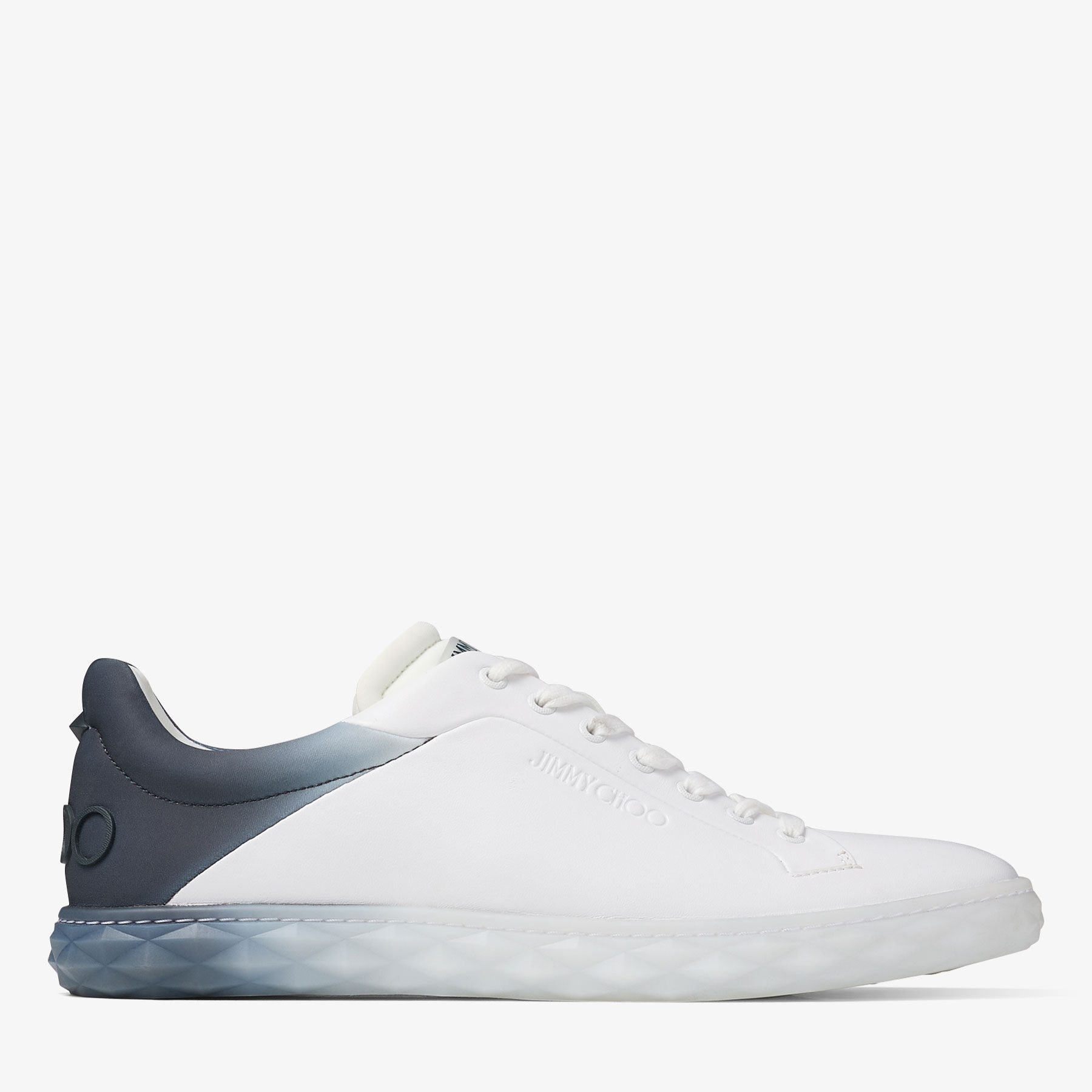 Diamond Light M II  White Leather Trainers