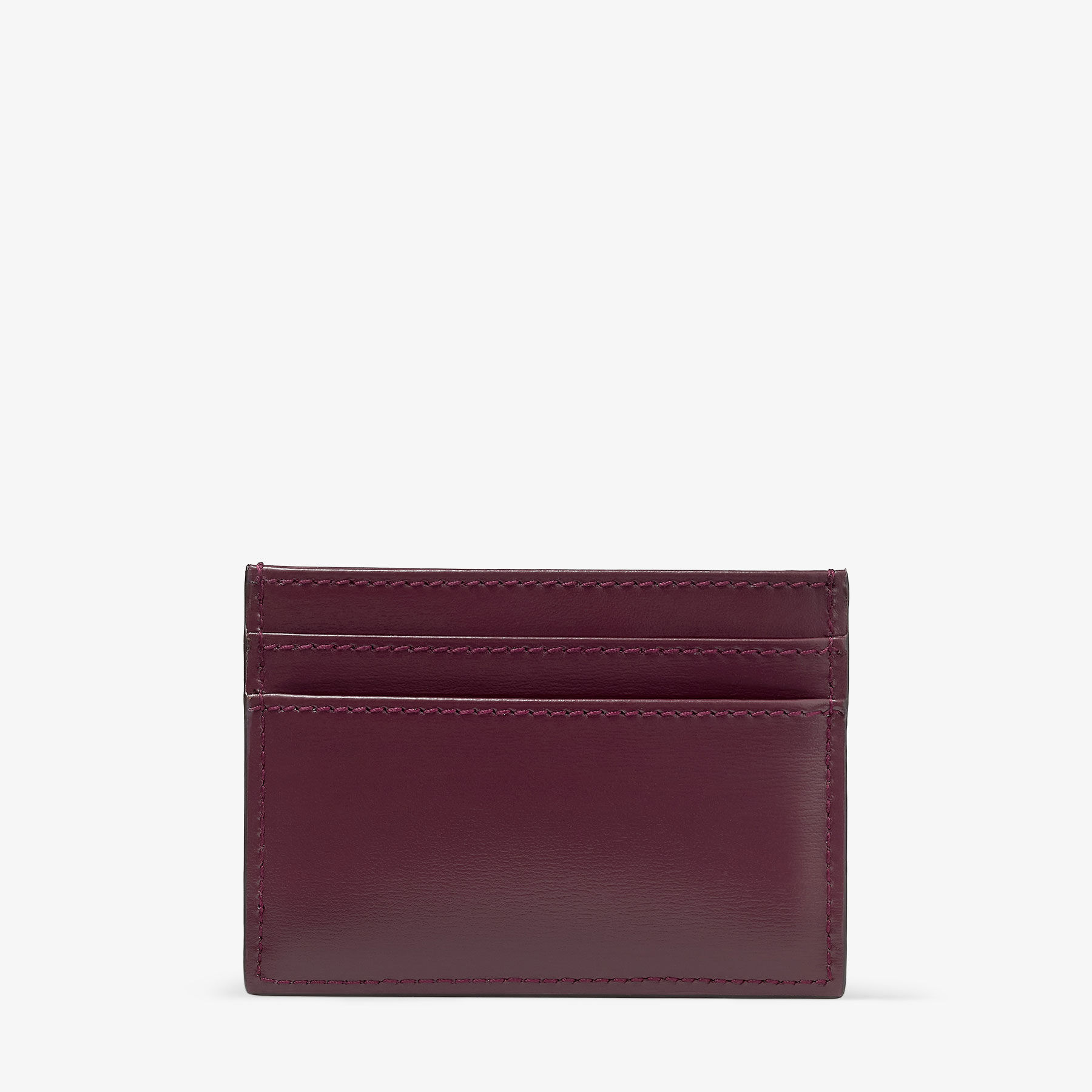 Umika Garnet Leather Card Holder